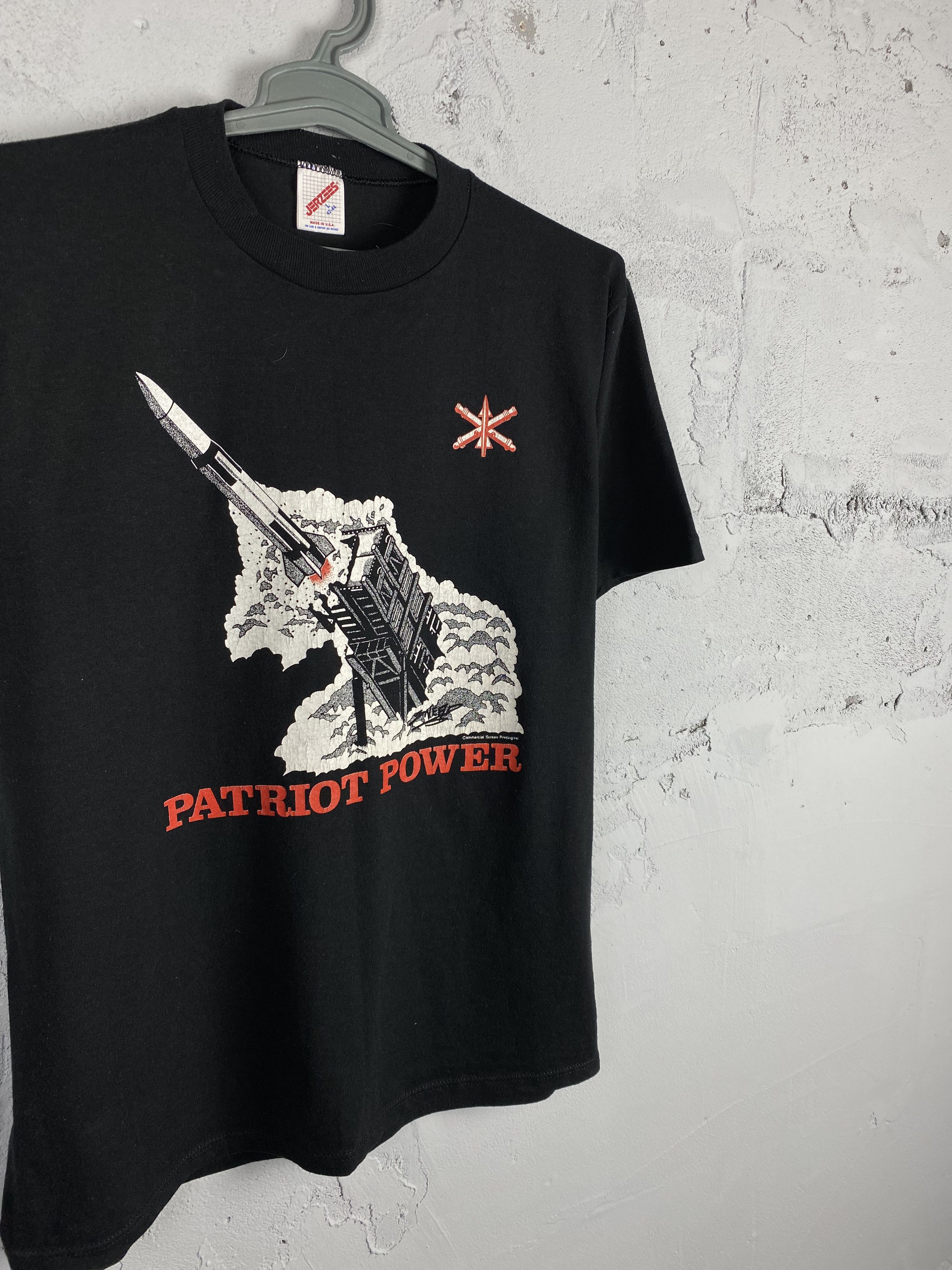 Vintage Rare Military War US Army Patriot Power Single Stitch Shirt Size US L / EU 52-54 / 3 - 2 Thumbnail