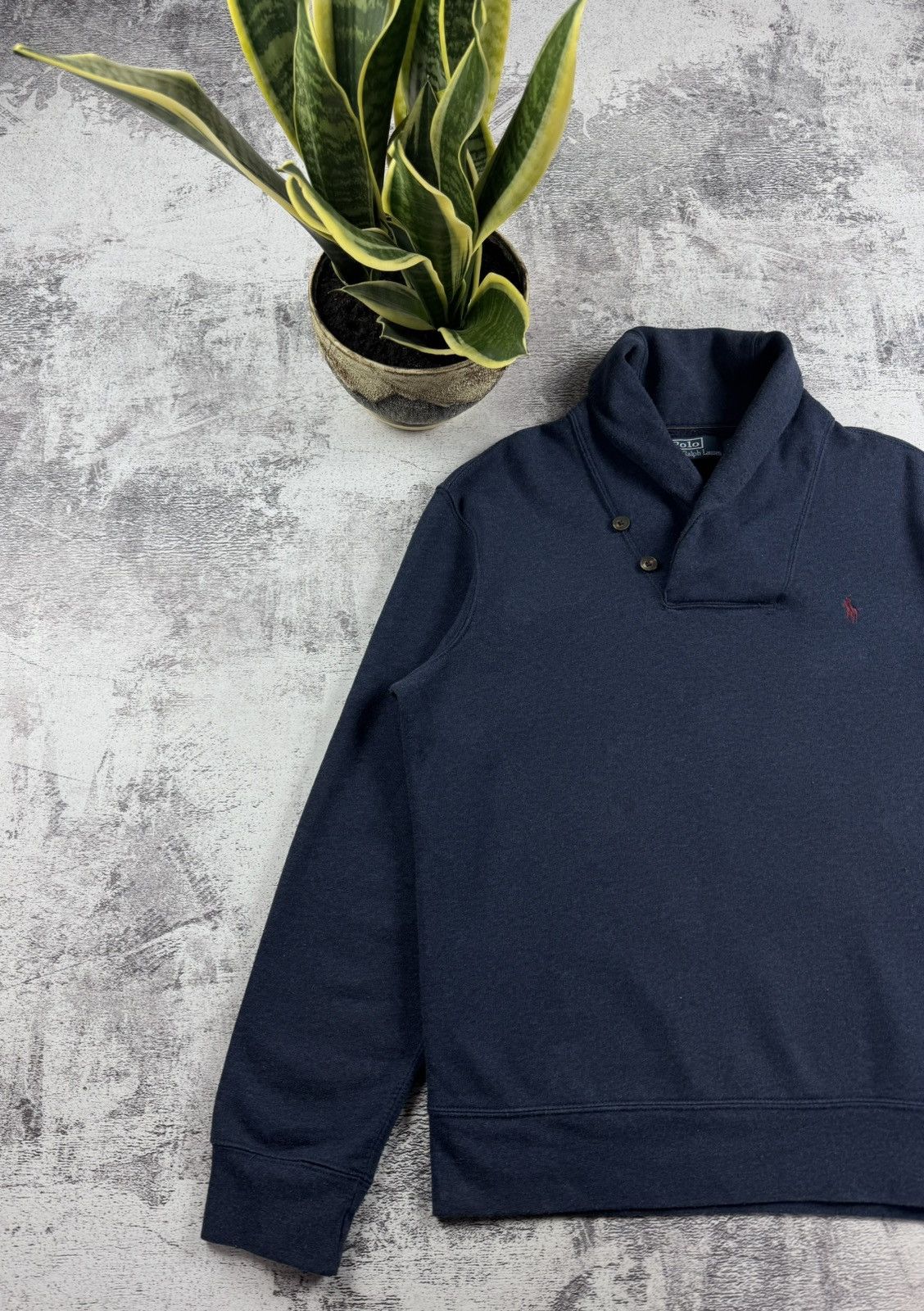 Polo Ralph Lauren Ralph Lauren Cowl Neck Cardigan Collar Sweatshirt Pullover Size US L / EU 52-54 / 3 - 2 Thumbnail