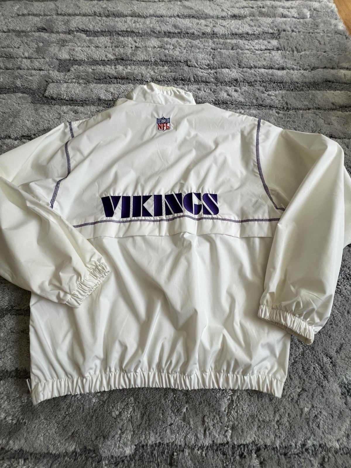 Reebok Vintage nfl vikings windbreaker jacket Size US M / EU 48-50 / 2 - 8 Thumbnail
