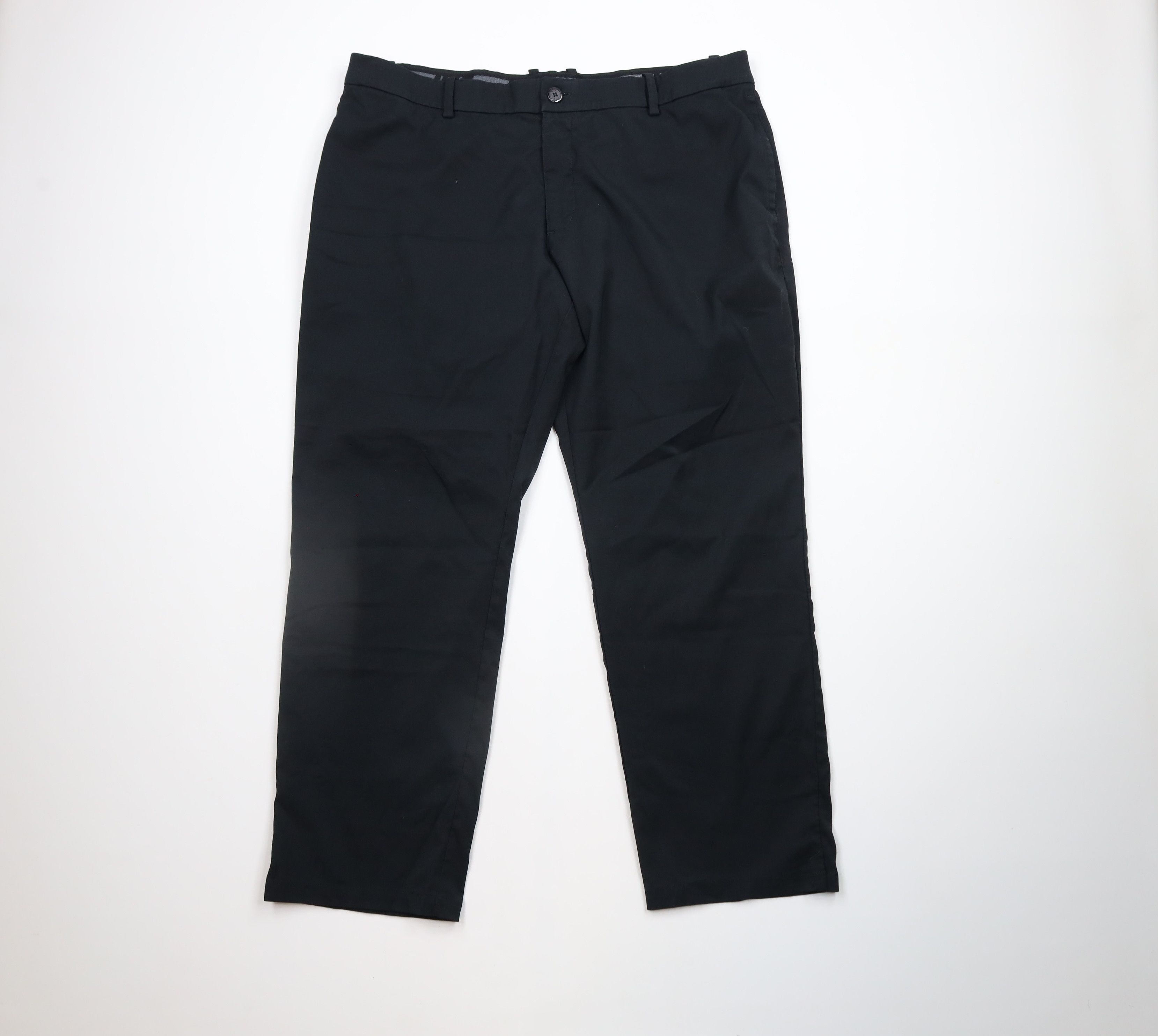 Nike × Vintage Nike Golf Wide Leg Stretch Tech Golfing Chino Pants Black Size US 42 / EU 58 - 1 Thumbnail