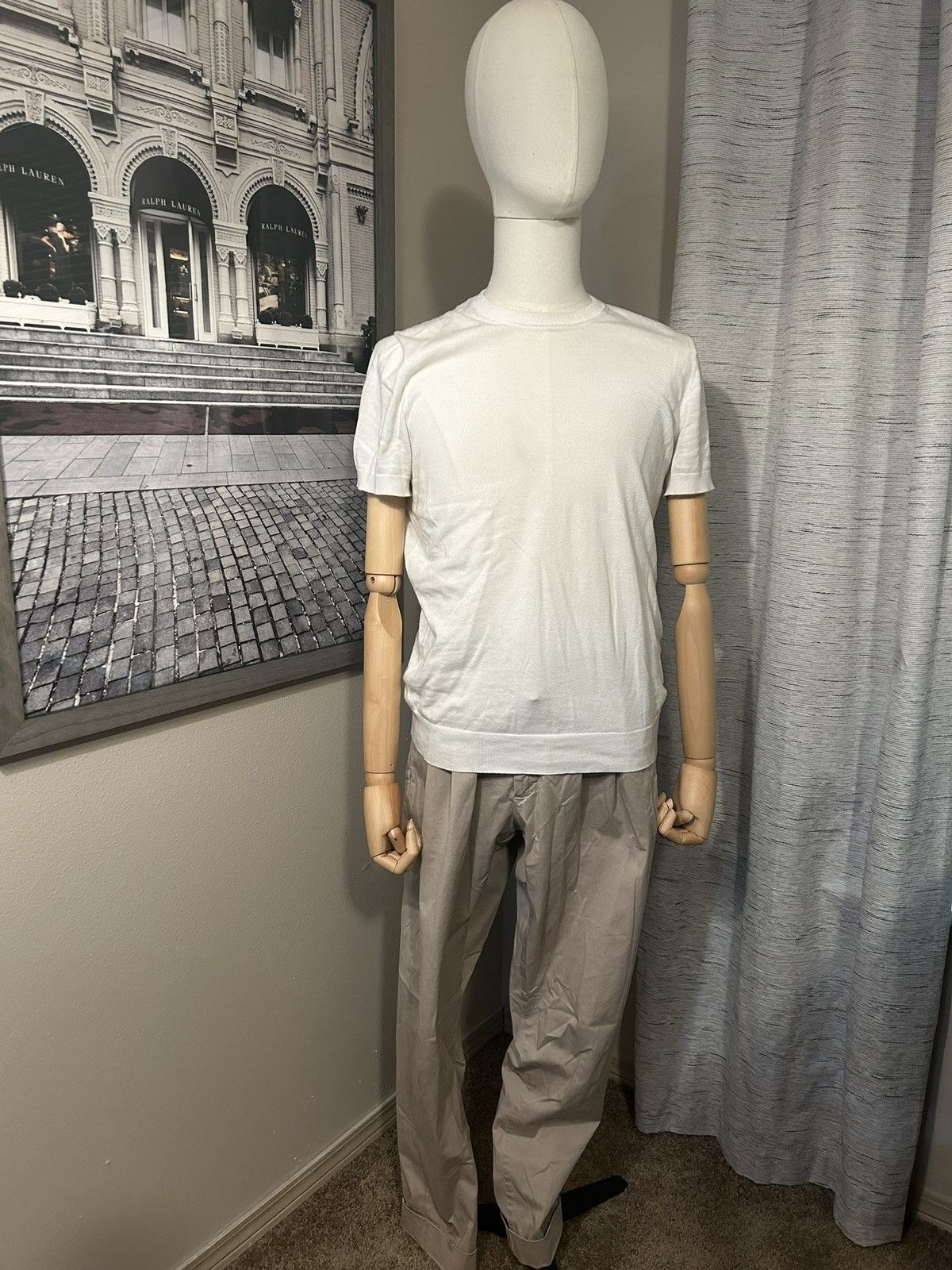 Eidos Napoli Eidos Cotton Drawstring Trousers Size US 34 / EU 50 - 1 Thumbnail