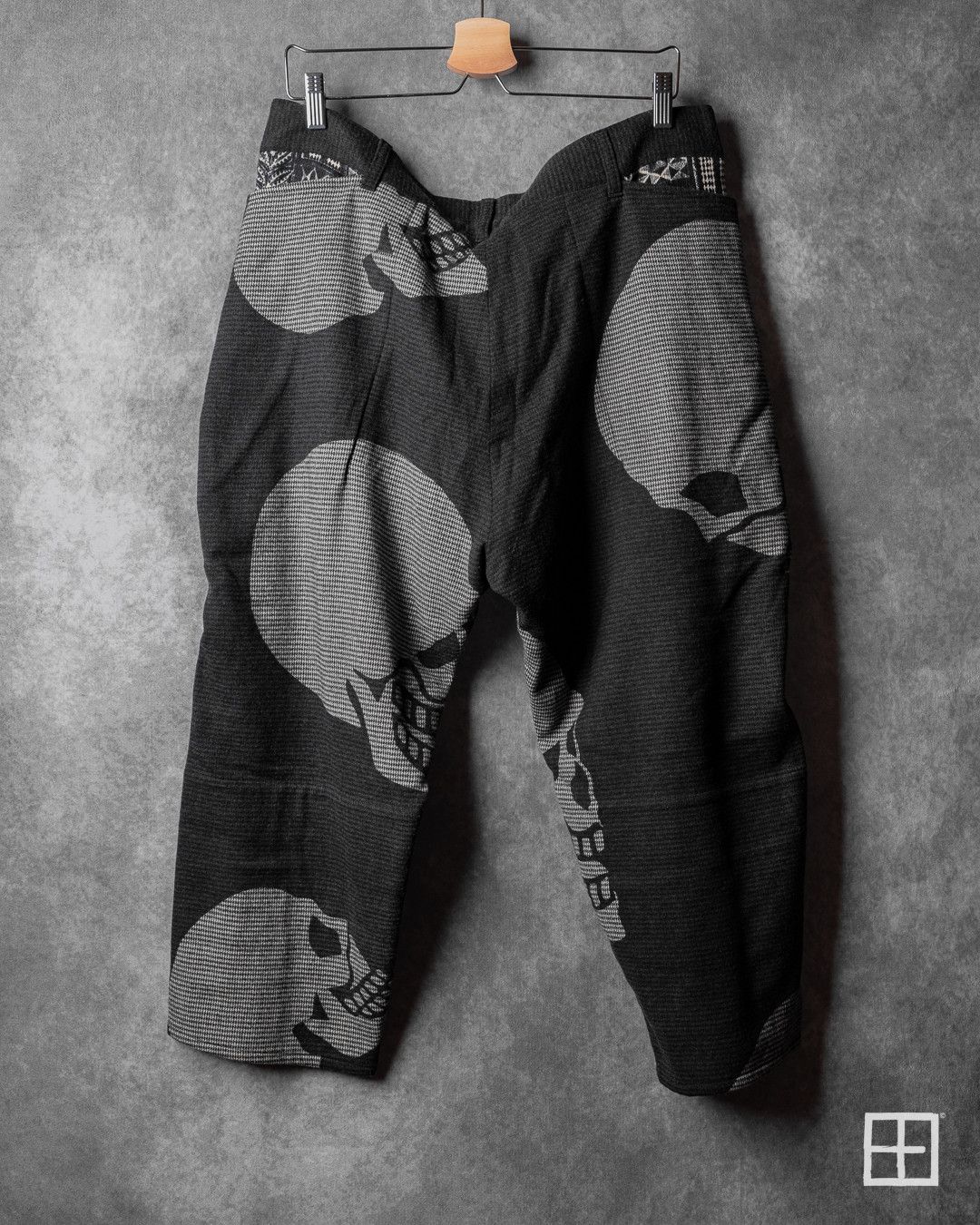 Yohji Yamamoto Yohji Yamamoto Pour Homme AW14 Runway Skull Jacquard Pants Size US 32 / EU 48 - 3 Thumbnail