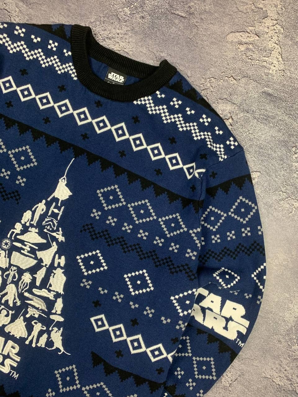 Star Wars Star Wars Blue Holiday Sweater Size L – Cotton – Classic Size US L / EU 52-54 / 3 - 3 Thumbnail