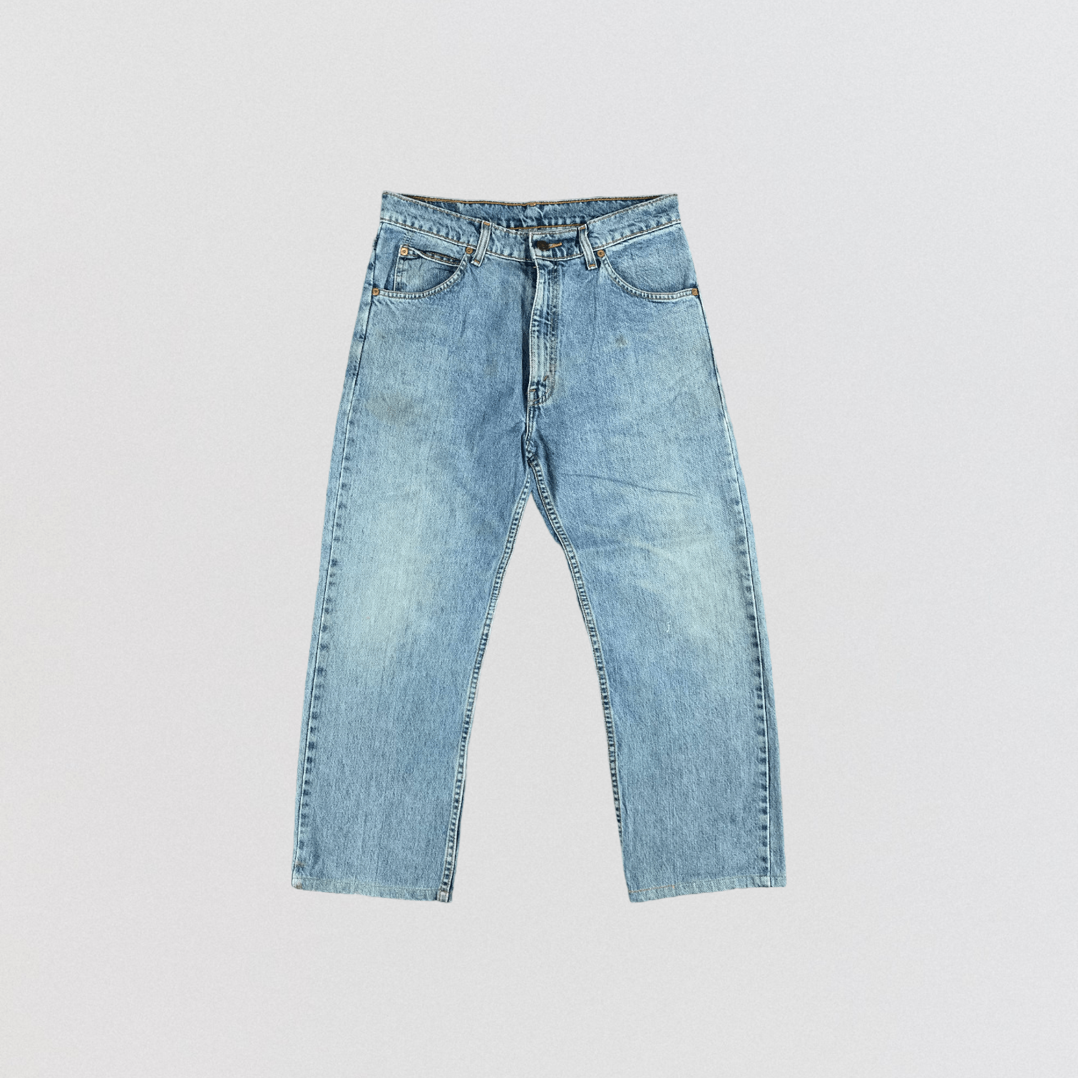 Levi's × Vintage Vintage 90s Light Wash Levis 607 Jeans-JM2258 Size US 33 - 1 Thumbnail