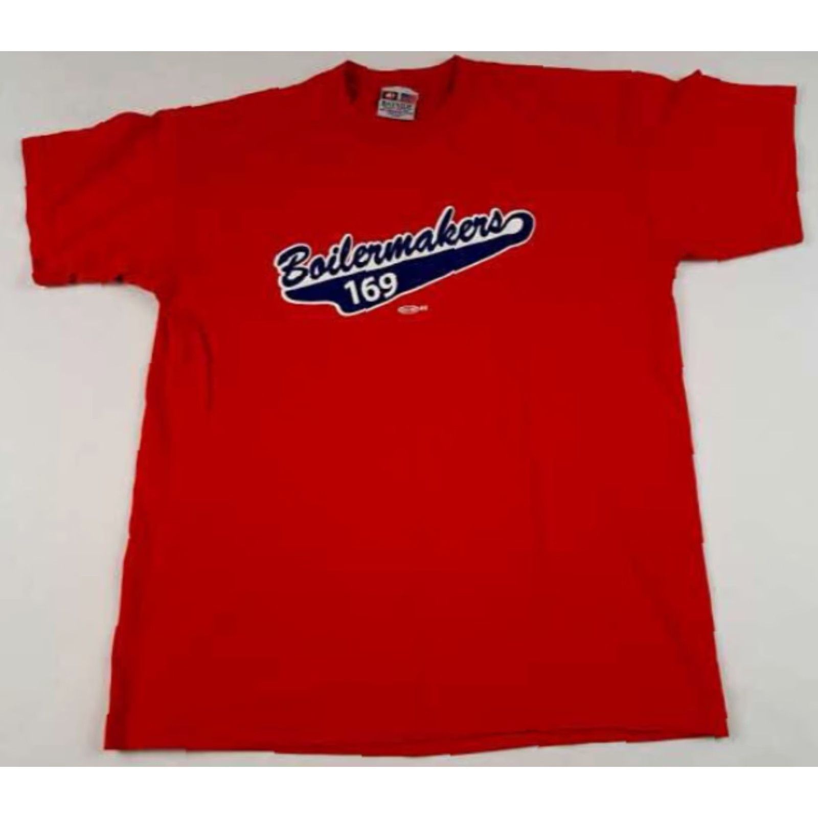 Vintage VINTAGE Boilermakers Local 169 Detroit 1988 XL Bayside T-Shirt USA Red Men Shirt Size US XL / EU 56 / 4 - 2 Thumbnail