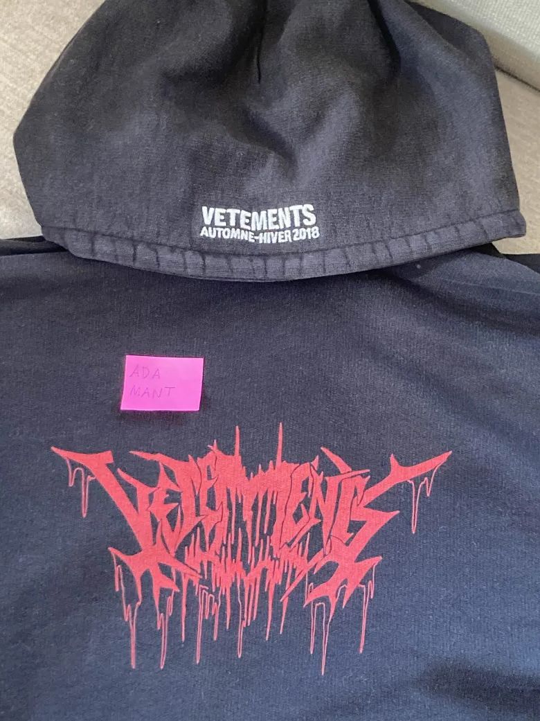 Vetements Vetements Metal Tour Hoodie - Winter 2018 Size US XL / EU 56 / 4 - 2 Thumbnail