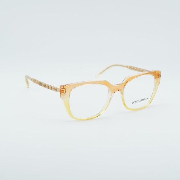Dolce & Gabbana DG5087 3387 Eyeglasses Square Orange Frame