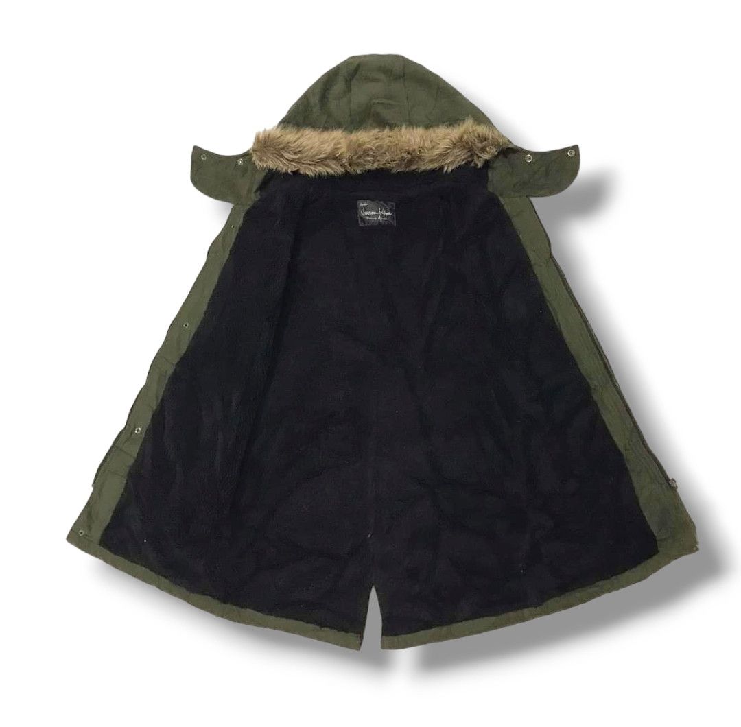 Japanese Brand Number Nine Sherpa Wool Trench Jacket Japanese Fashion Size US S / EU 44-46 / 1 - 4 Thumbnail