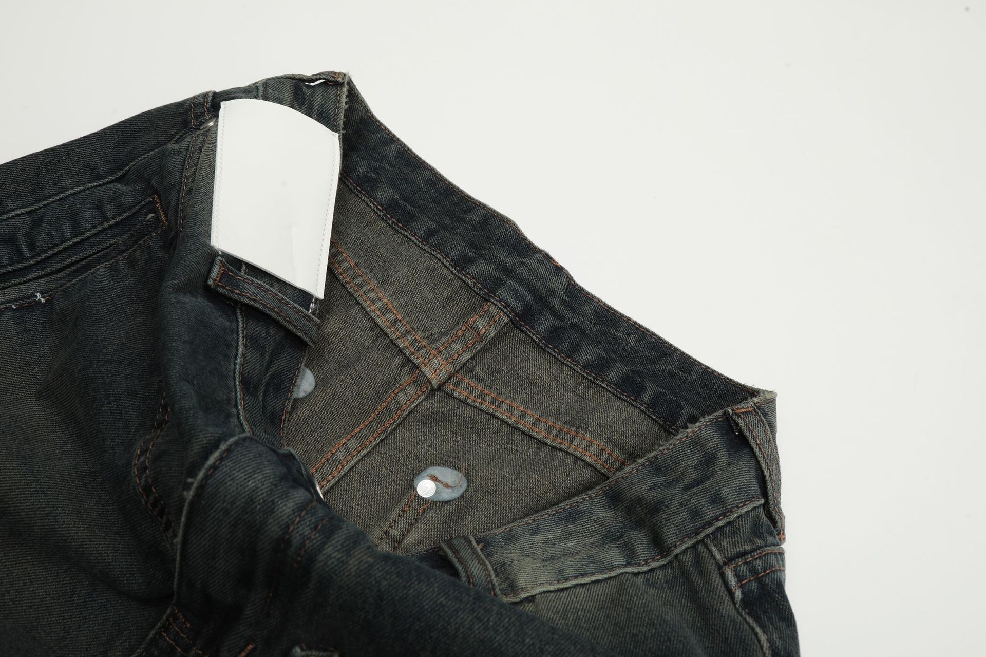 Vintage American retro washed distressed loose casual jeans Size US 32 / EU 48 - 4 Thumbnail