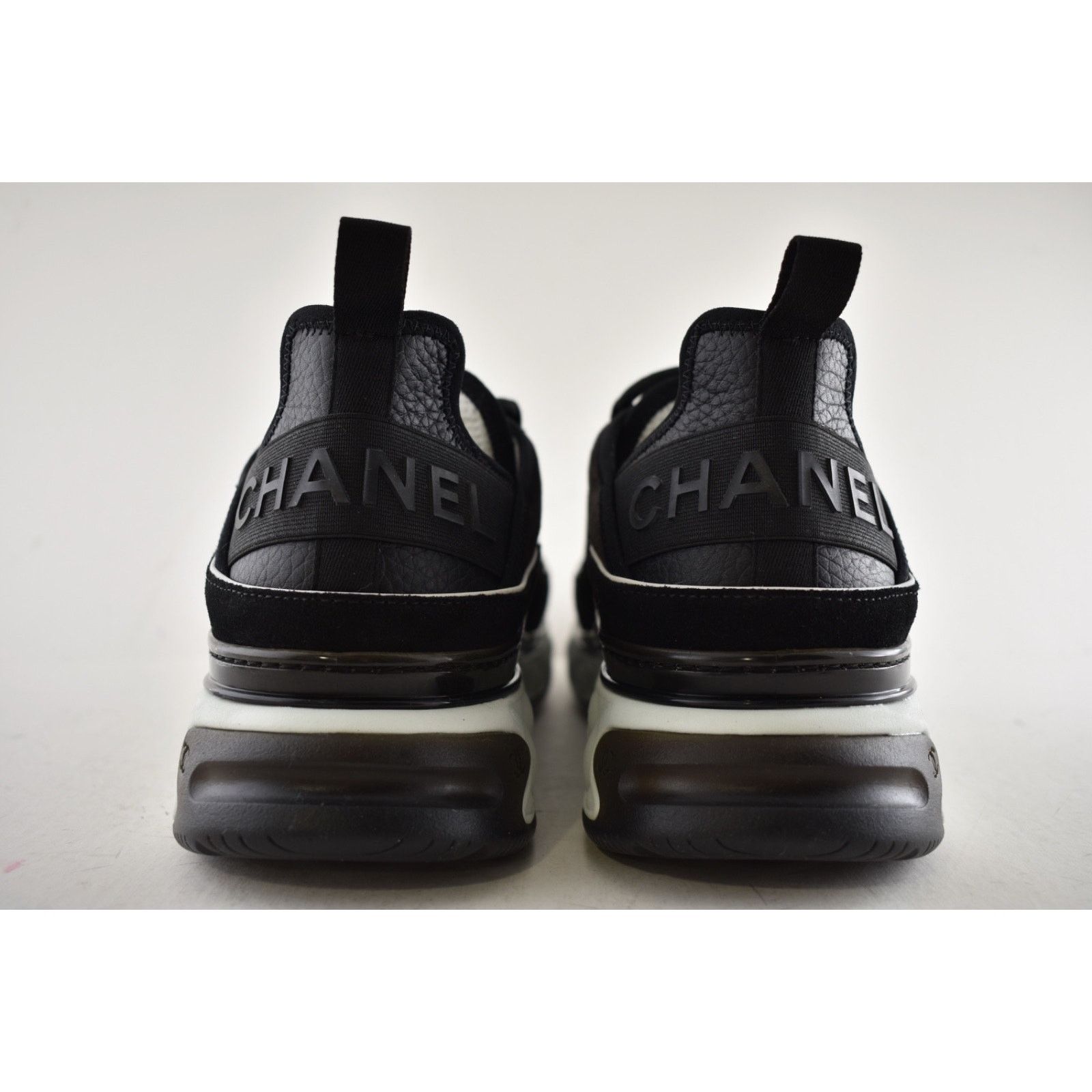 Chanel Mens CC Logo Lace Up Low Top Trainer Sneaker Size US 11 / EU 44 - 11 Thumbnail