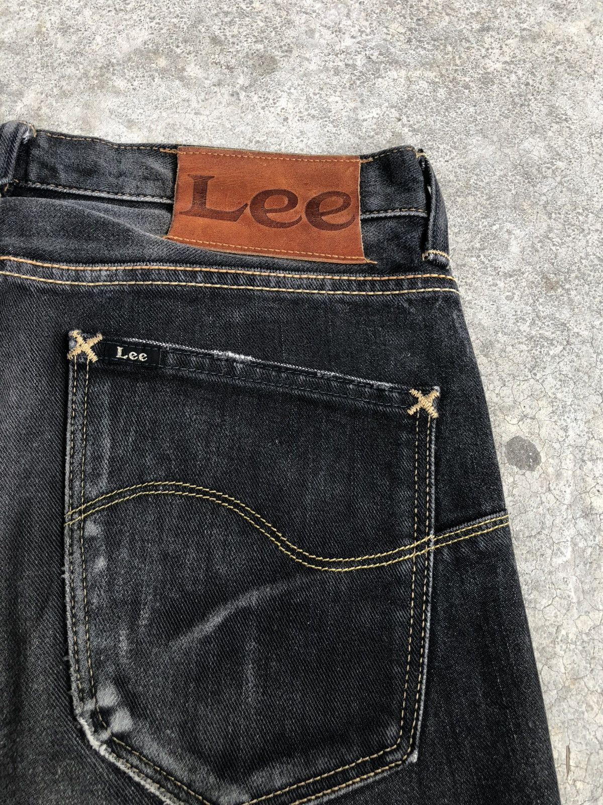 If Six Was Nine Japanese Lee Flared Jeans Bootcut Distressed Jeans Size US 31 - 17 Thumbnail
