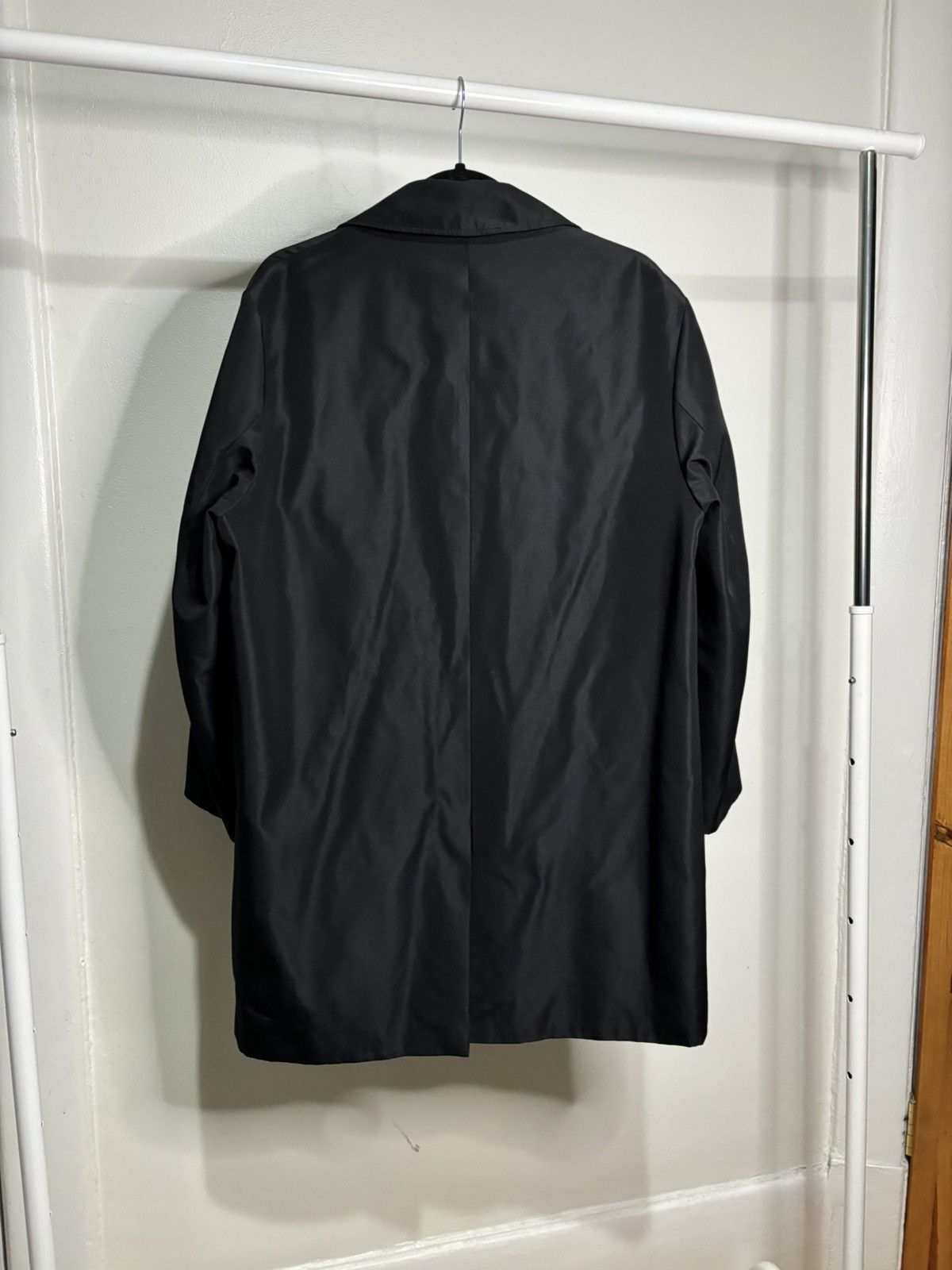 Mexx × Vintage Vintage Black Trench Coat Jacket Size US L / EU 52-54 / 3 - 6 Thumbnail