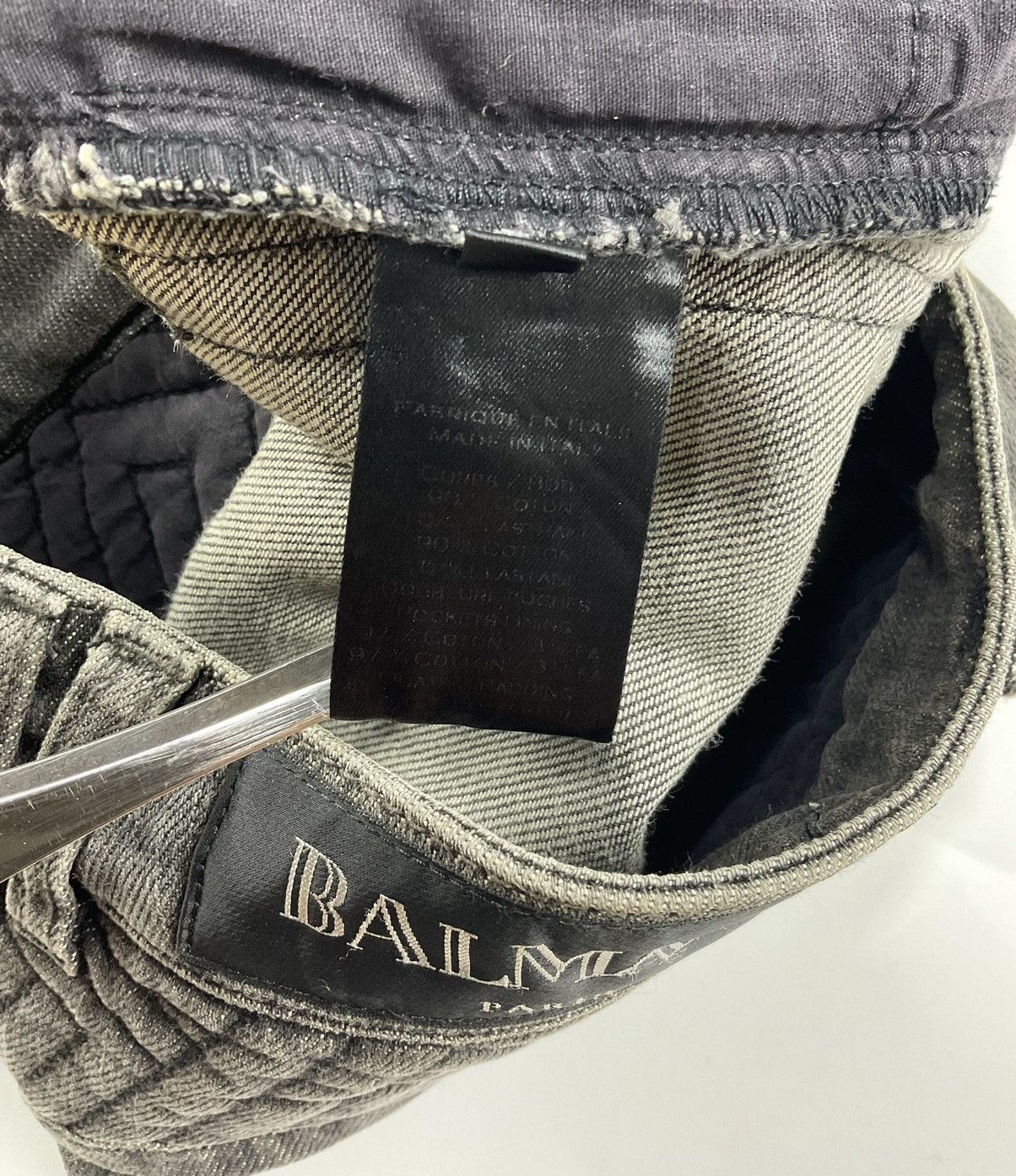 Balmain Balmain Biker Pants Size US 28 / EU 44 - 11 Thumbnail