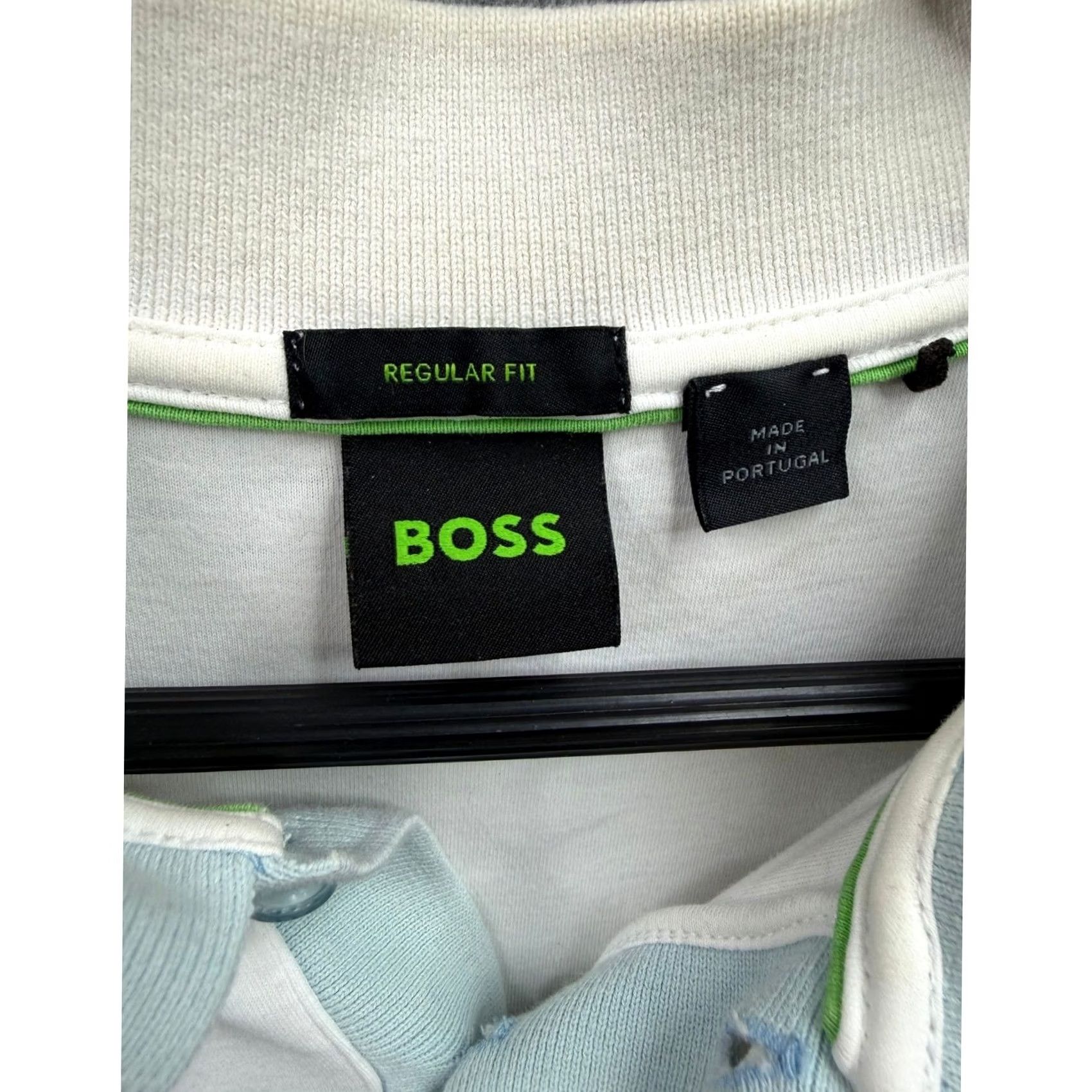 Hugo Boss BOSS Polo Shirt Mens White Contrast Trim Regular Fit 3XL Size US XXL / EU 58 / 5 - 4 Thumbnail