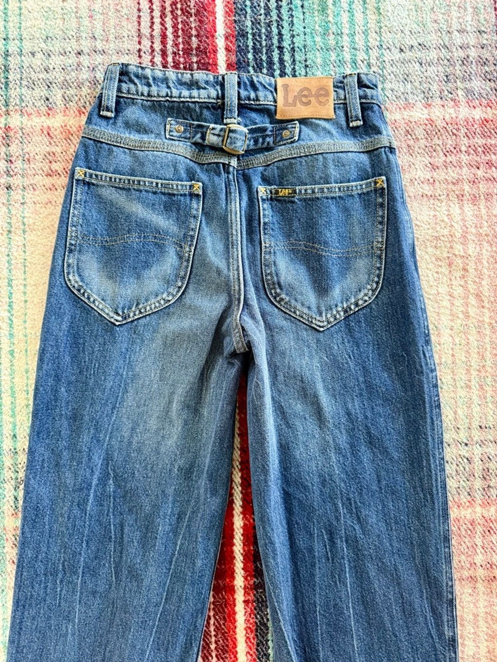 Lee 00s Lee Reproduction Buckle-Back Tapered Jeans 25x29 Size 25" / US 0 / IT 36 - 5 Thumbnail