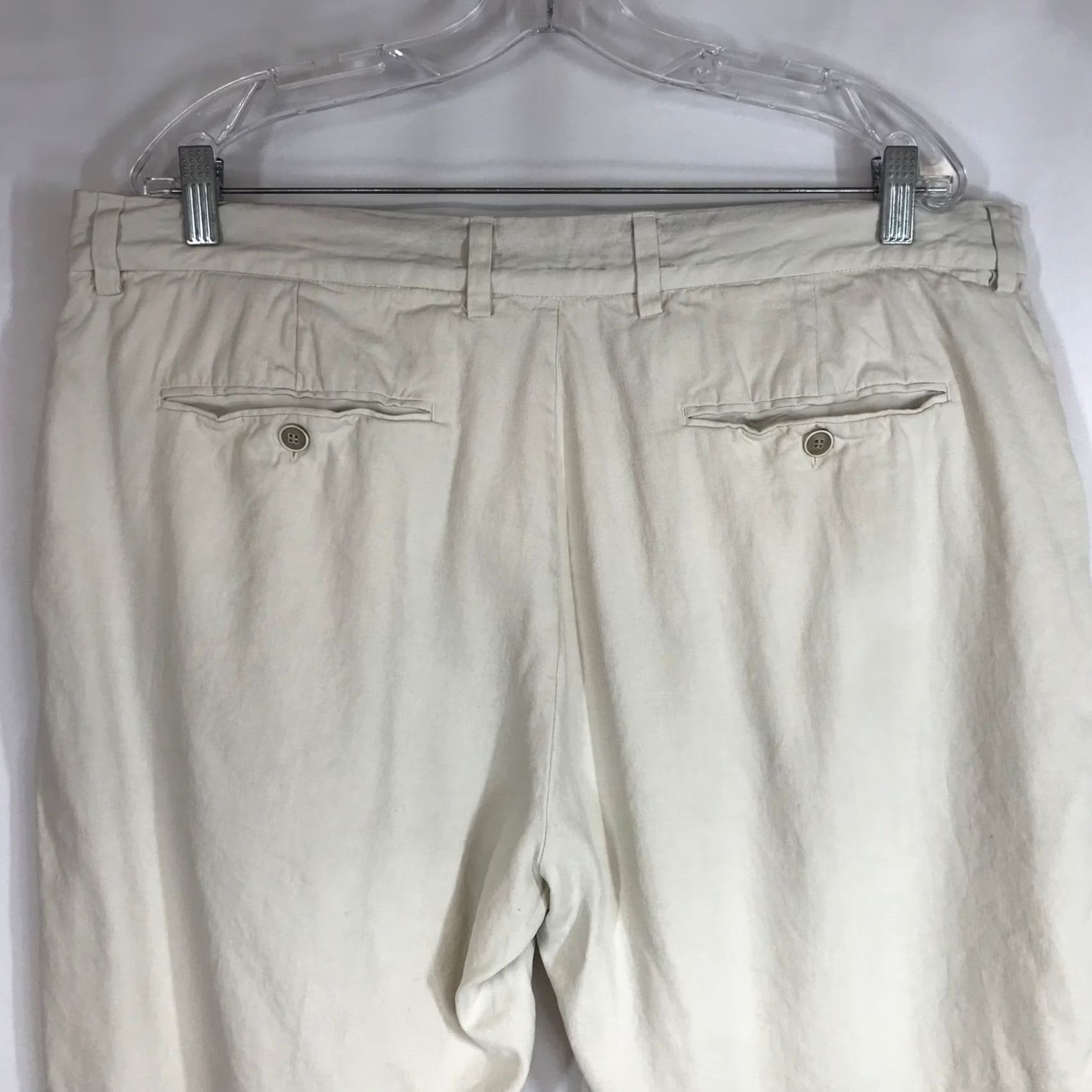 Tommy Bahama Tommy Bahama Mens Silk Shorts Size 40 Khaki Flat Front Casual Beach Vacation Size US 40 / EU 56 - 5 Thumbnail