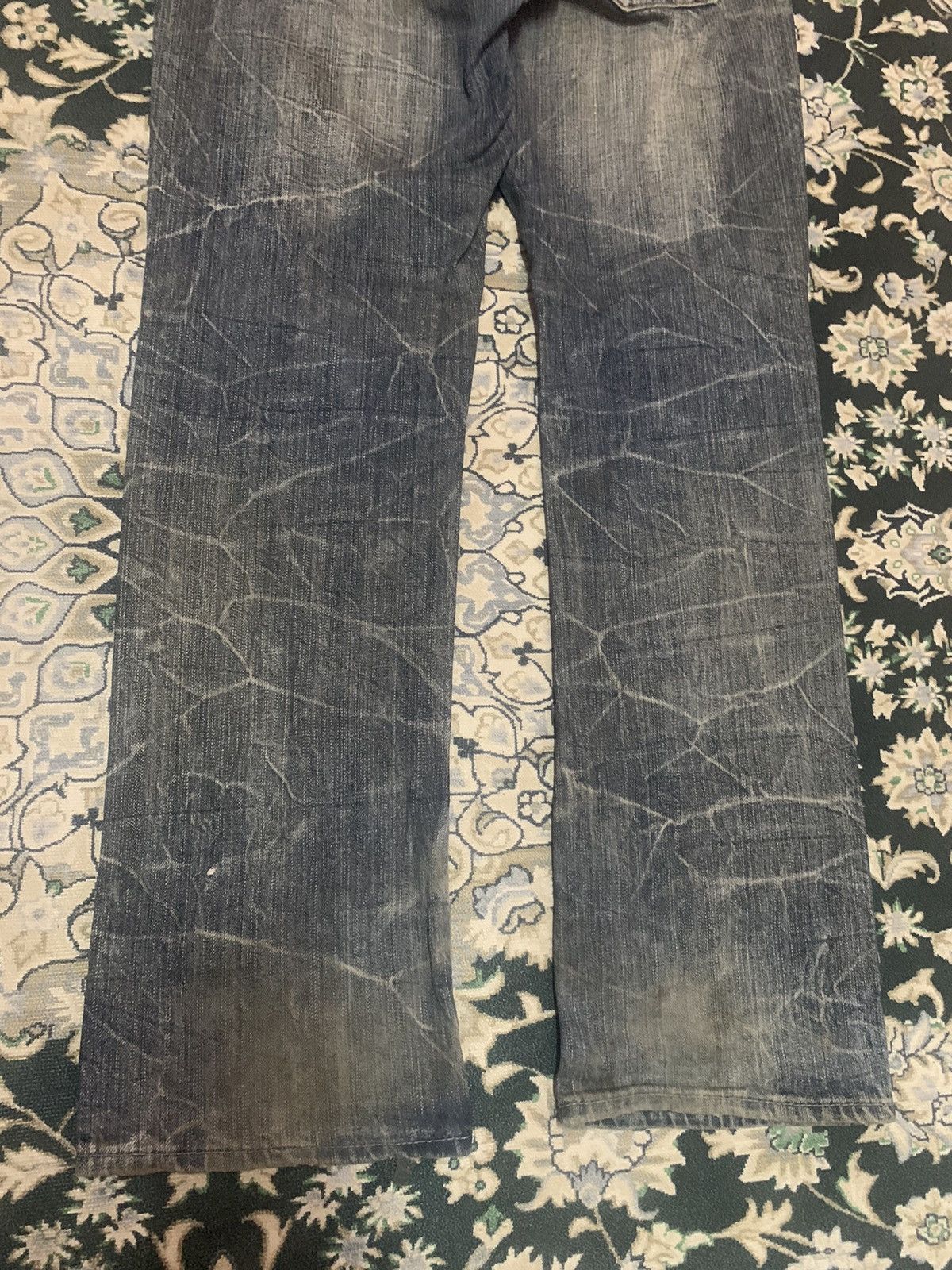 Seditionaries PUNKS STYLE JEANS DISTRESSED DESIGN BRAND JACK SERIKA Size US 31 - 12 Thumbnail