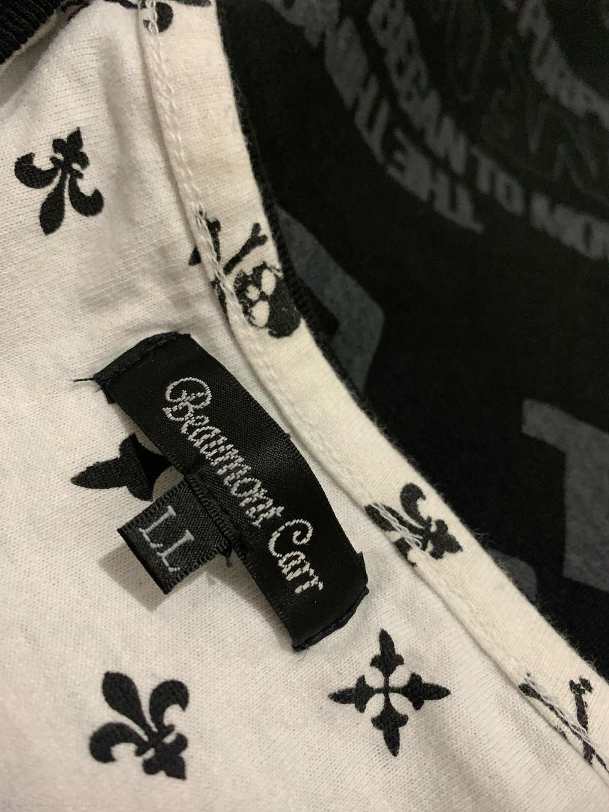 If Six Was Nine × Japanese Brand × Le Grande Bleu (L.G.B.) Y2k Poem Beaumont Carr Skull Zipper Ifsixwasnine Punk style Size US L / EU 52-54 / 3 - 8 Thumbnail
