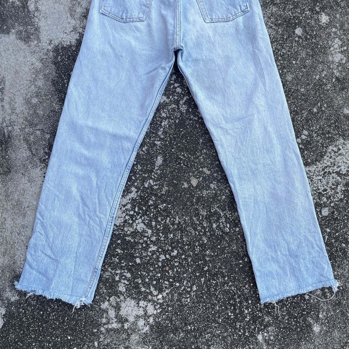 Vintage 80s Levis Button 524 Distressed Denim Jeans
