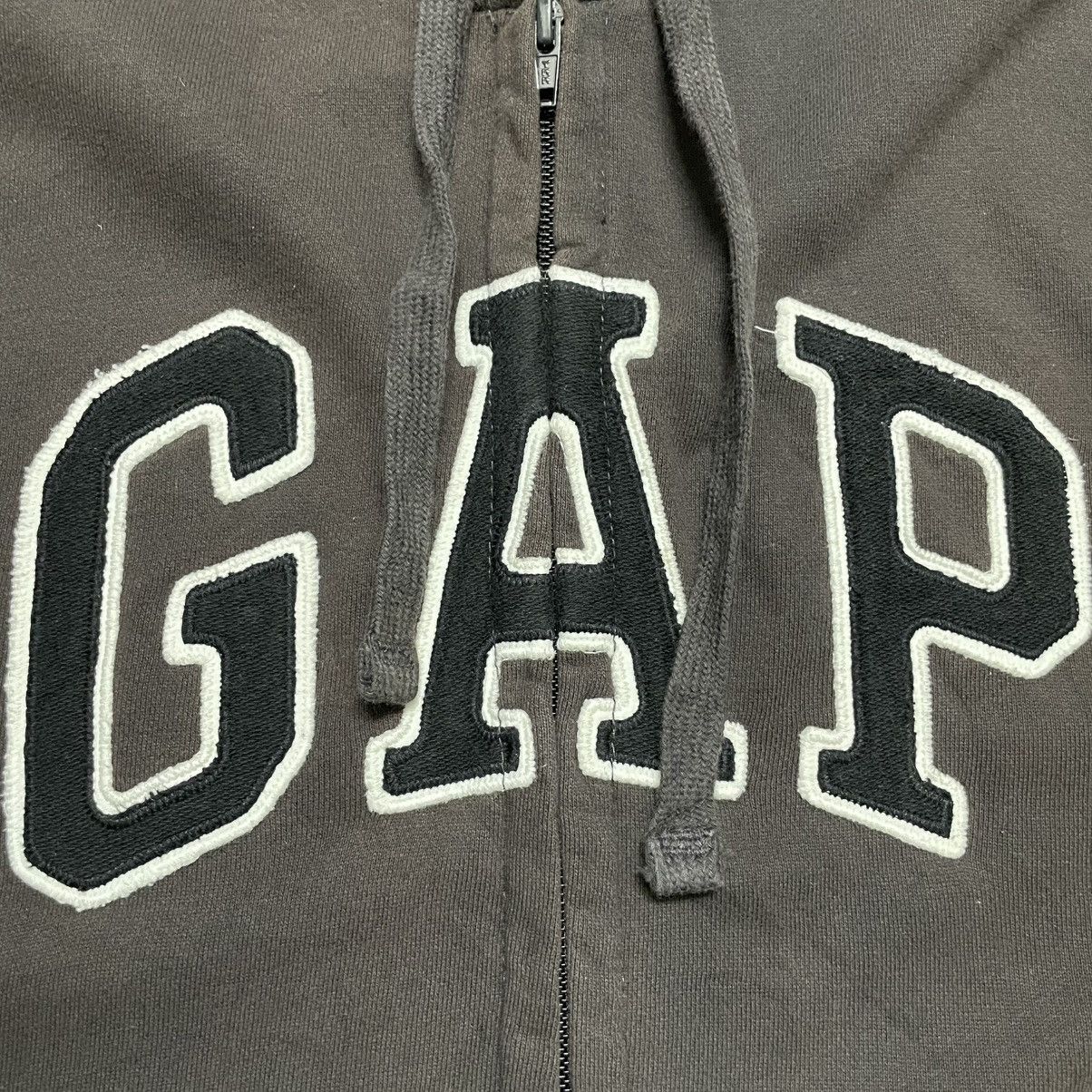 Gap × Vintage Gap Big Logo Sunfaded Fullzip Hoodie Size US XL / EU 56 / 4 - 4 Thumbnail