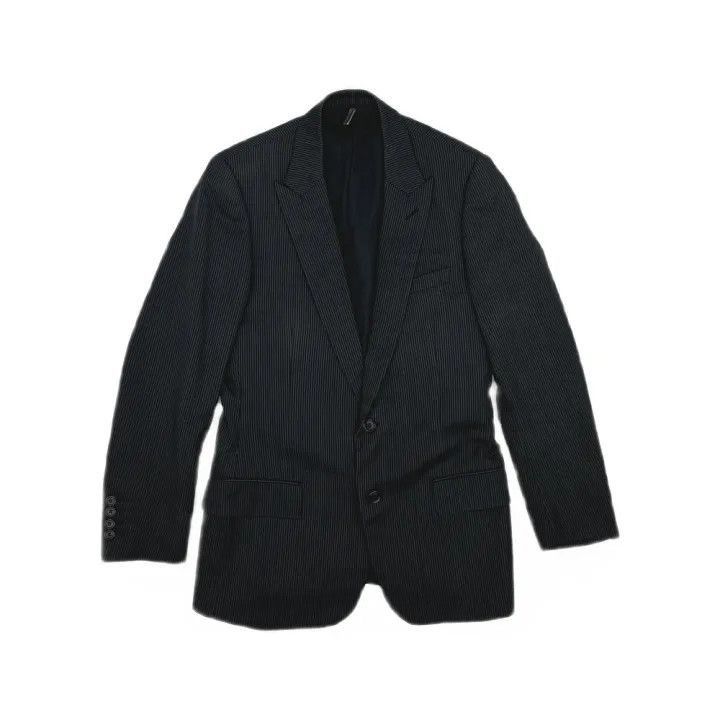 Dior Dior Dior Stylish Pinstripe Blazer Jacket 0079-2507 Size US L / EU 52-54 / 3 - 1 Thumbnail