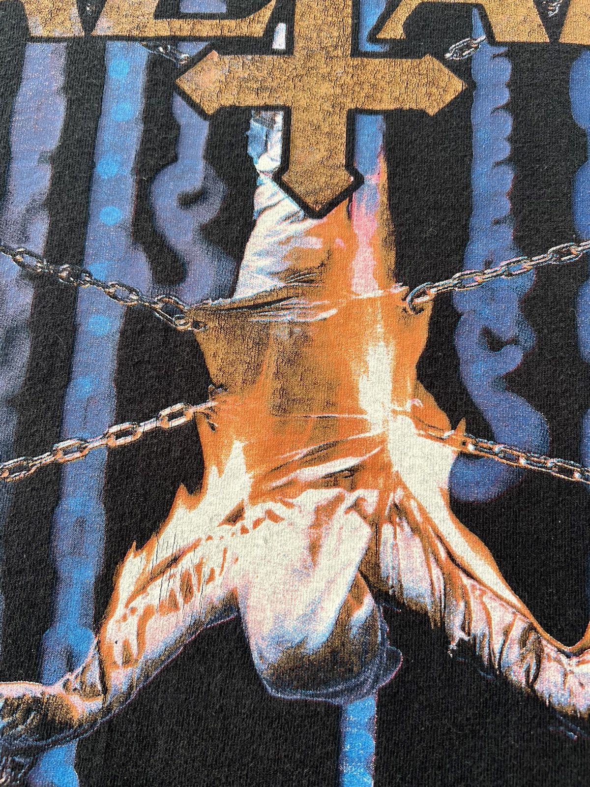 Band Tees Vintage 90s Altar Band Death Metal Jesus Long Sleeve T-shirt Size US XL / EU 56 / 4 - 5 Thumbnail