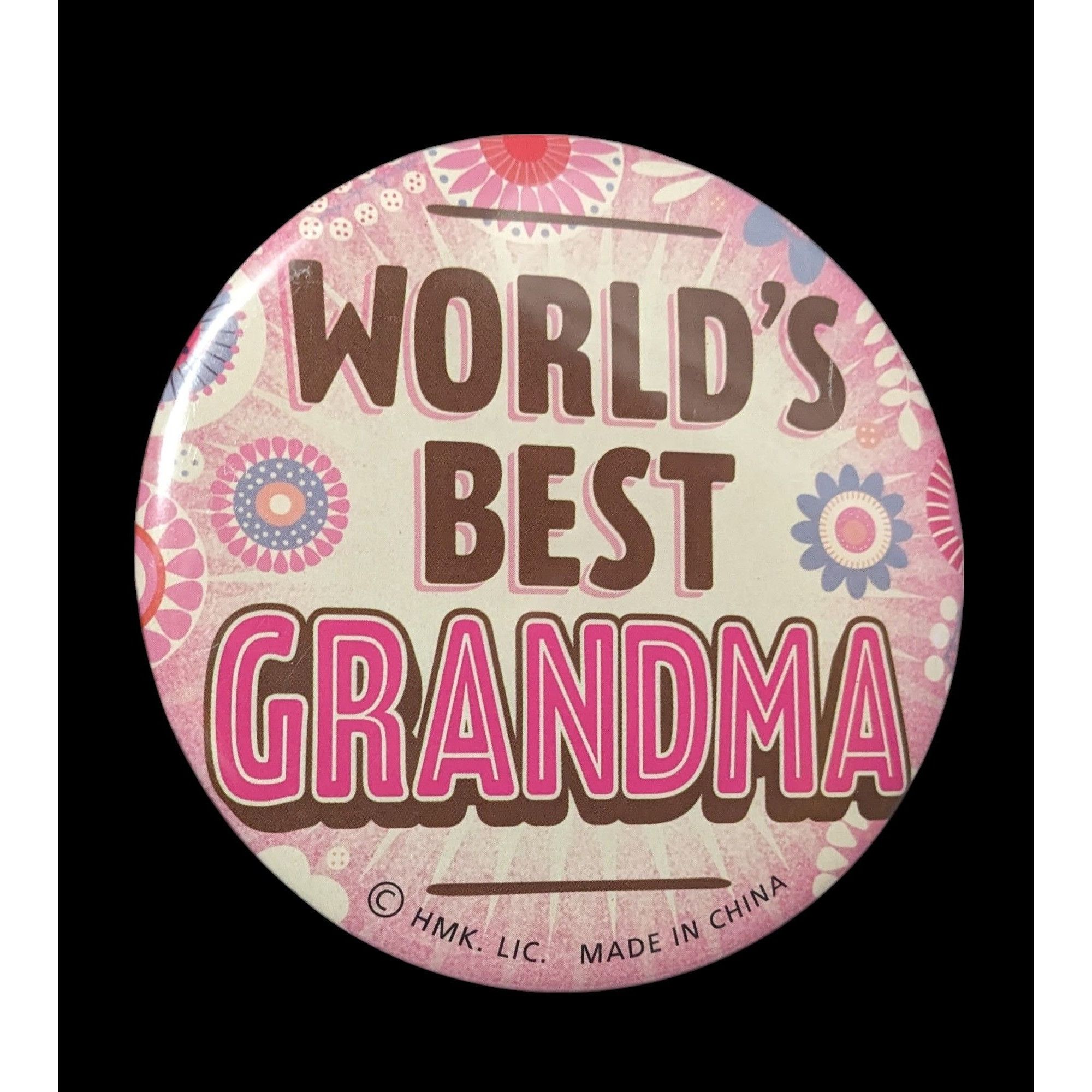 Other Hallmark Oversized World's Best Grandma Button Size ONE SIZE - 1 Thumbnail