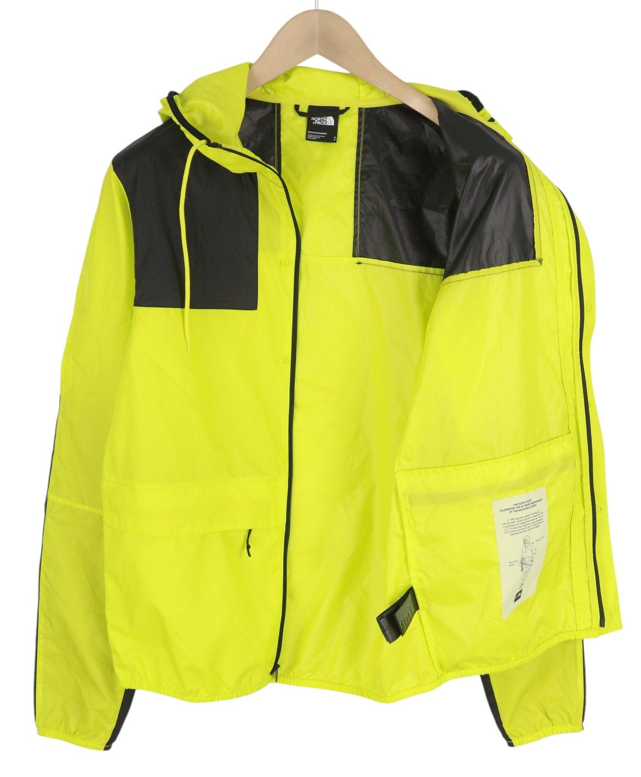 The North Face MOUNTAIN S Yellow Full Zip Hooded Logo Lightweight 83717 Size US S / EU 44-46 / 1 - 4 Thumbnail