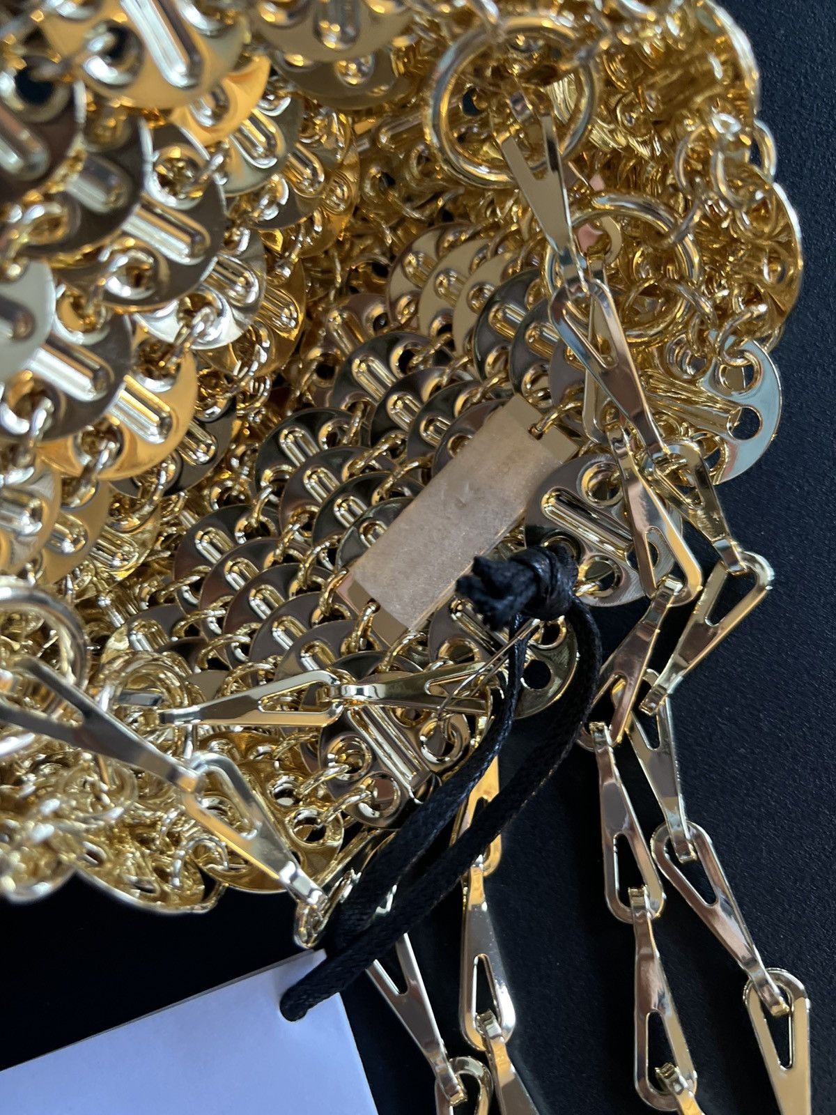 Paco Rabanne Paco Rabanne Iconic Nano Gold Bag Size ONE SIZE - 6 Thumbnail