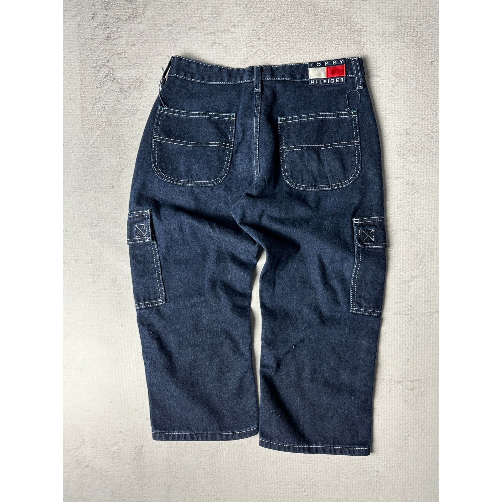 Tommy Hilfiger Vintage Tommy Hilfiger Cargo Denim Capris - Women's 30 Size 30" / US 8 / IT 44 - 2 Thumbnail