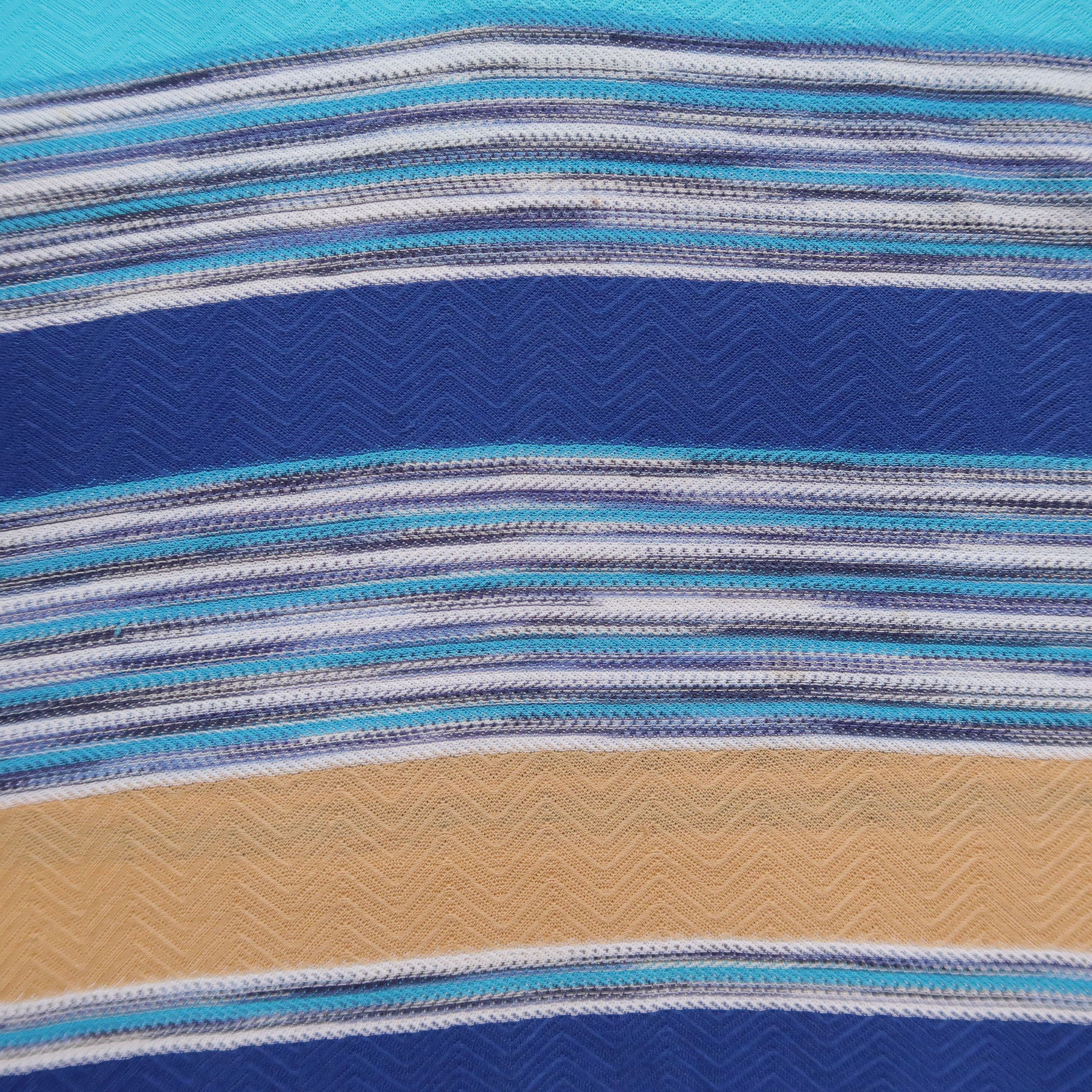 Missoni Vintage 90s Missoni Sport Psychedelic Polo Shirt Size US M / EU 48-50 / 2 - 6 Thumbnail