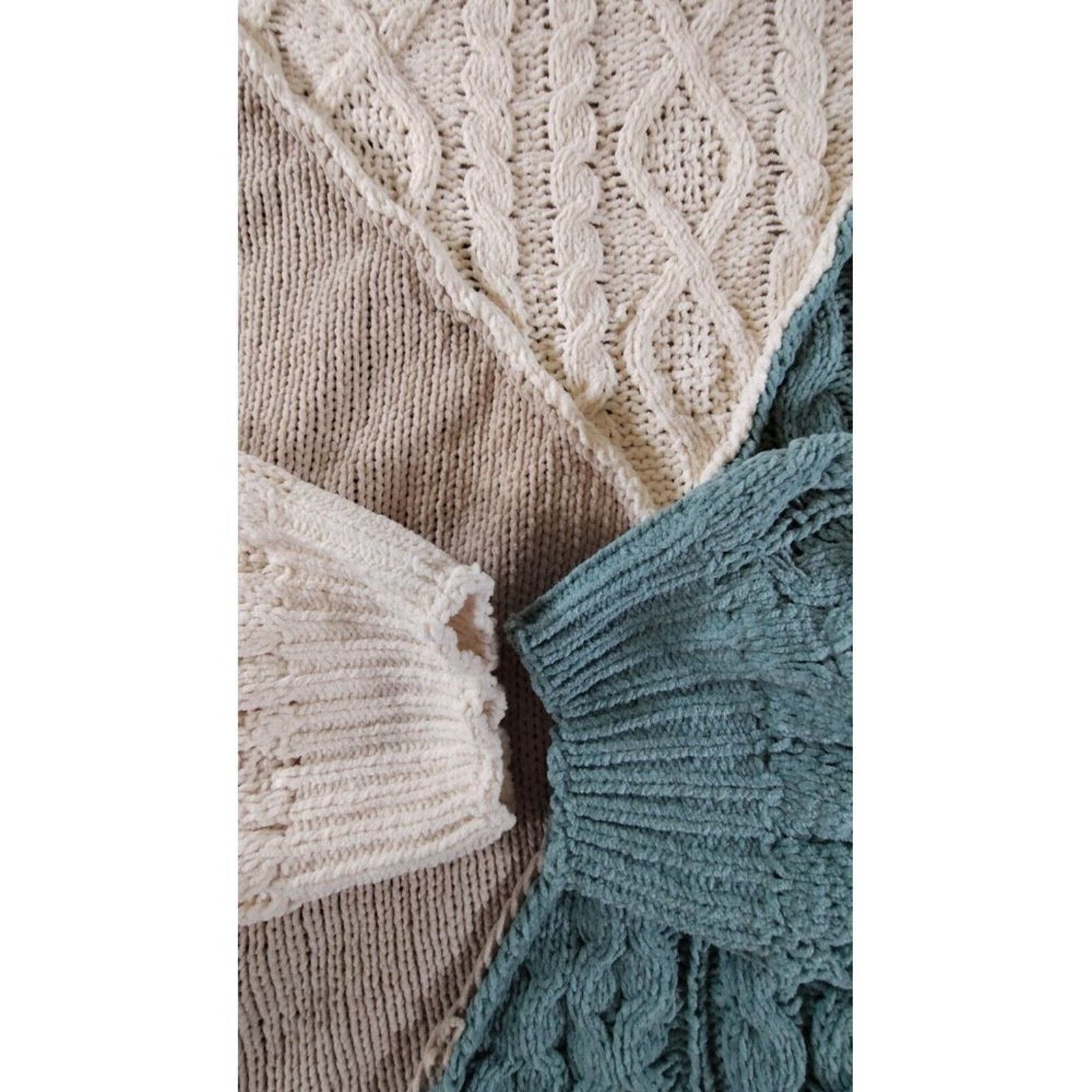 Miss Me Miss Me Colorblock Mixed Media Cable Knit Sweater Large Size L / US 10 / IT 46 - 12 Thumbnail