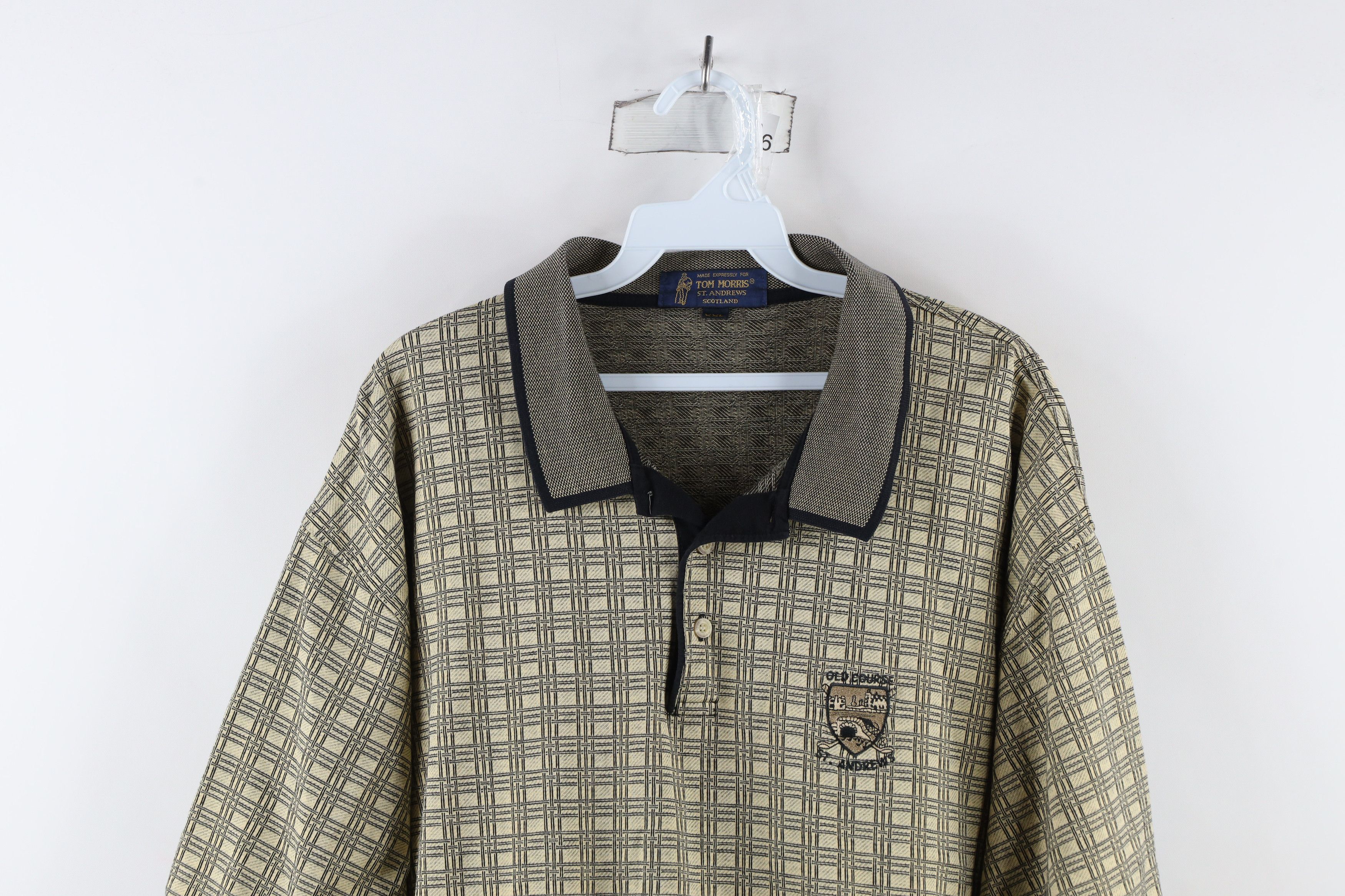Vintage Vintage 90s Old Course St Andrews Golf Collared Polo Shirt Size US XXL / EU 58 / 5 - 2 Thumbnail