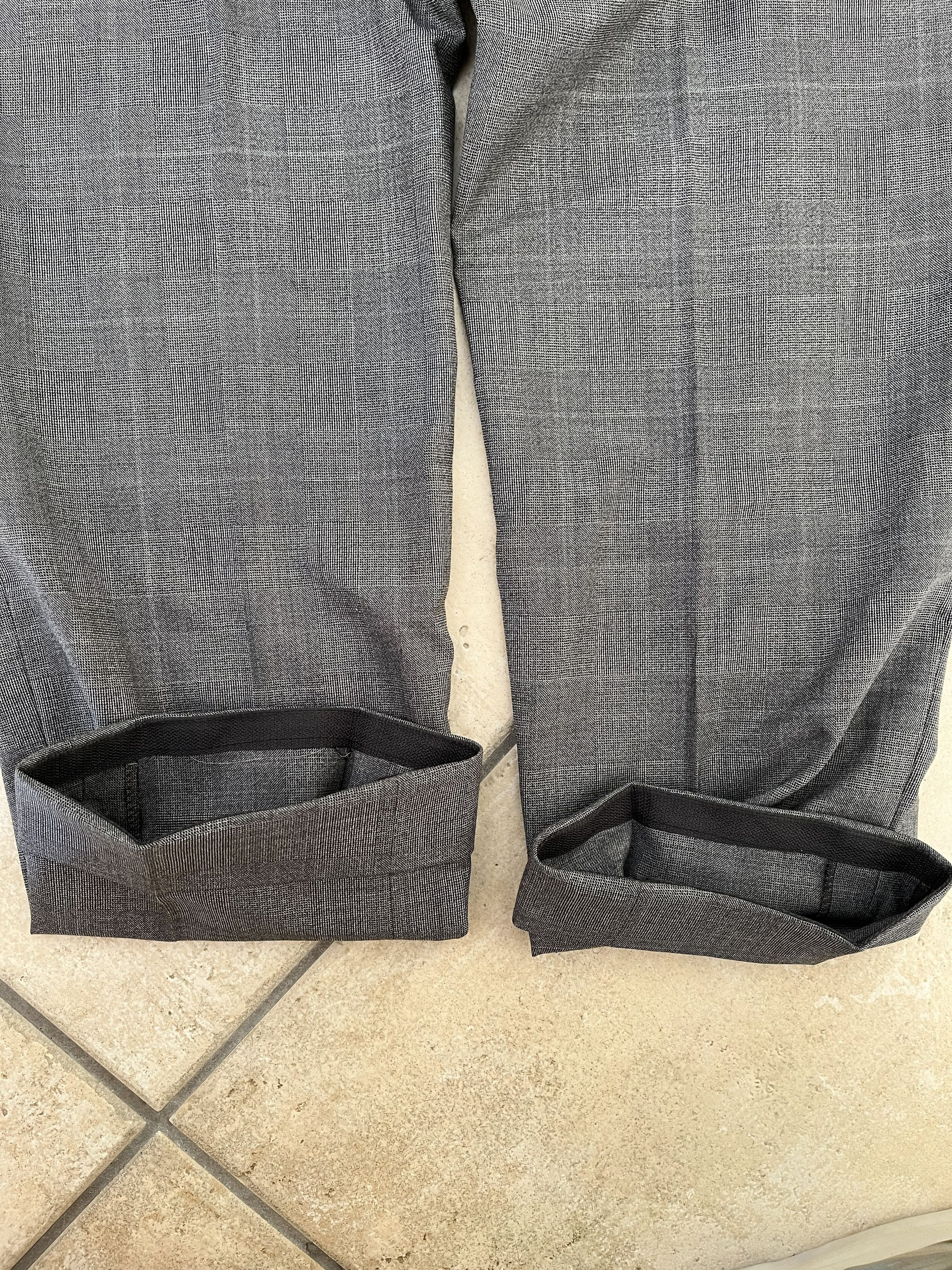 Tom Ford Tom Ford Swiss-Made Wool Silk Tailored Pants Grey Size 48R - 9 Thumbnail