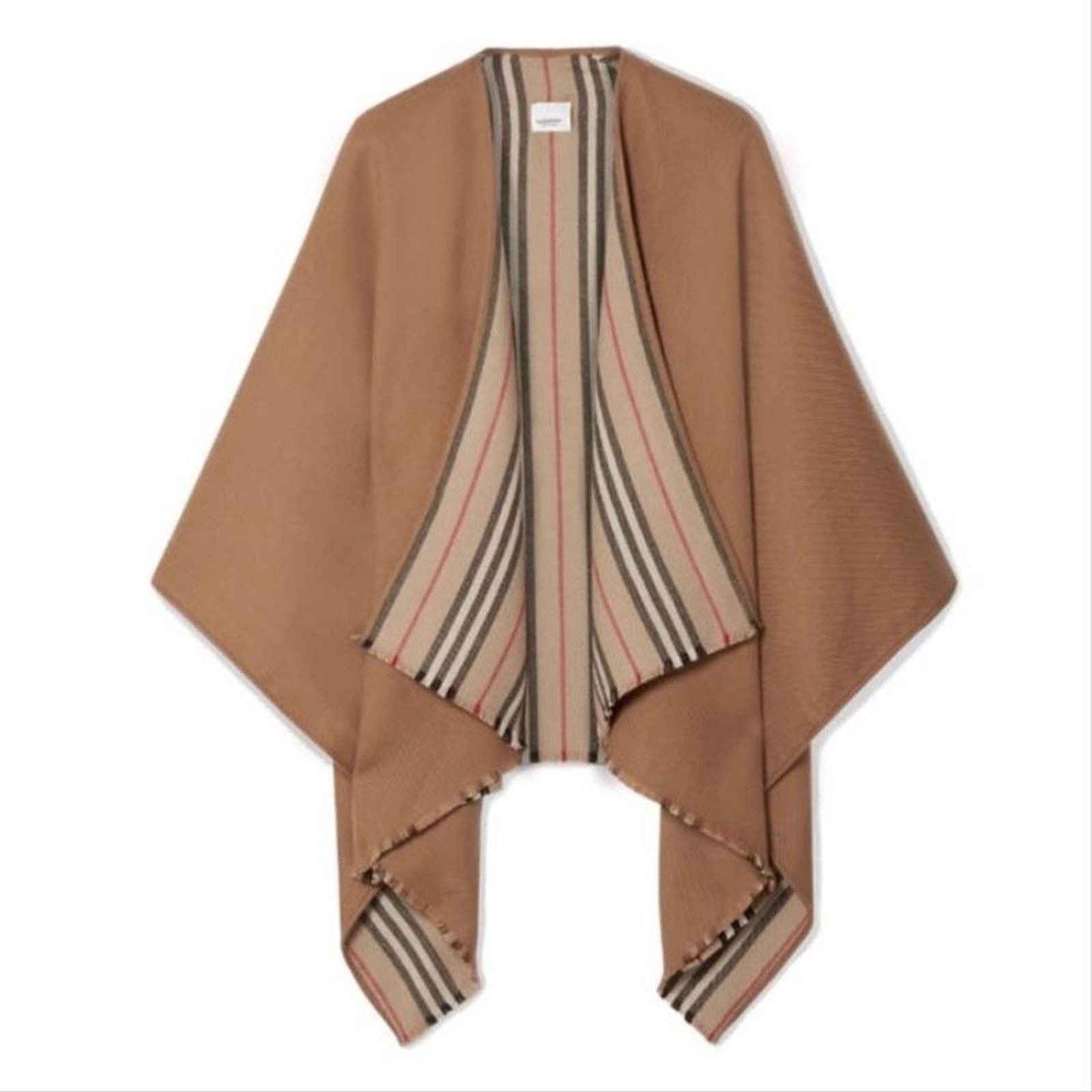 Burberry Nova check reversible wool cape poncho wrap Size ONE SIZE - 1 Thumbnail