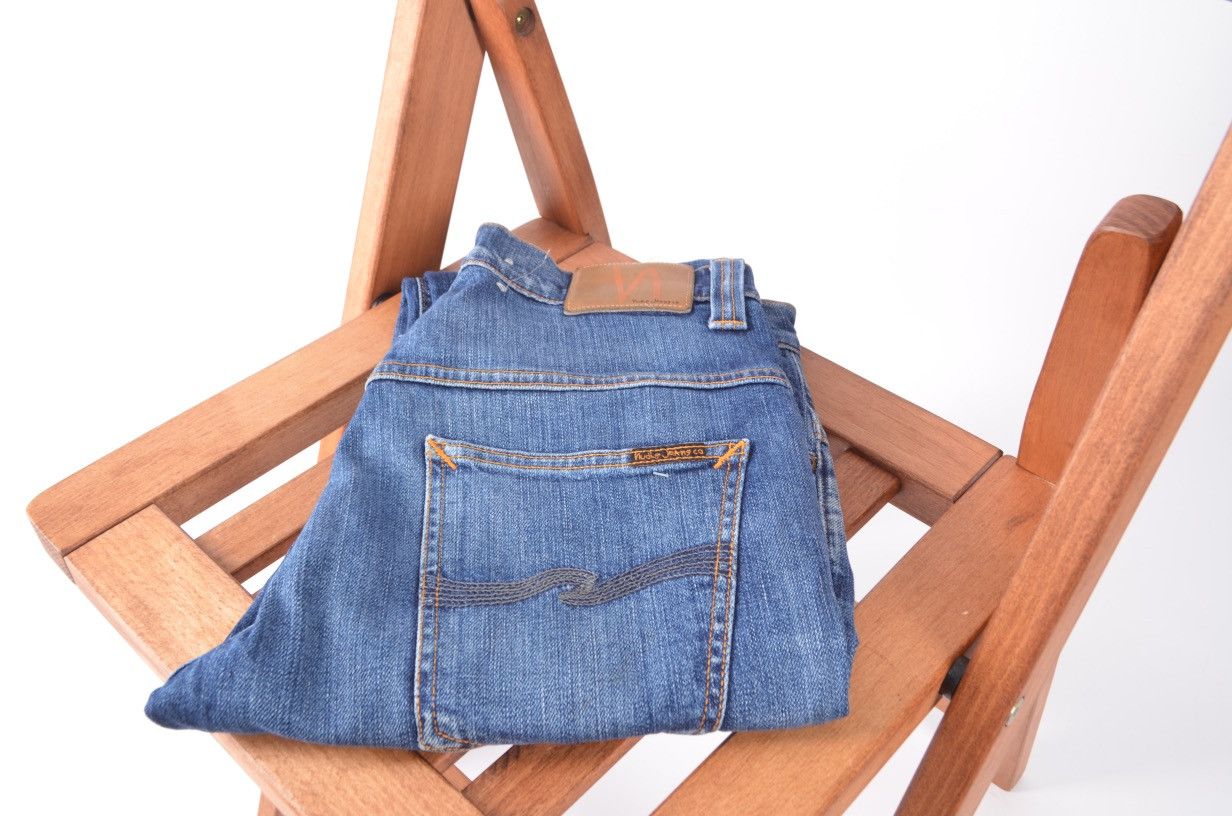 Nudie jeans TAPE TED GREY WORN indigo size W 31 denim
