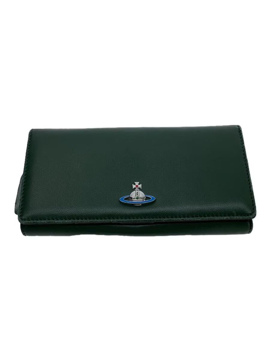 Vivienne Westwood Vivienne Westwood Lthr Long Wallet Green Size ONE SIZE - 1 Thumbnail