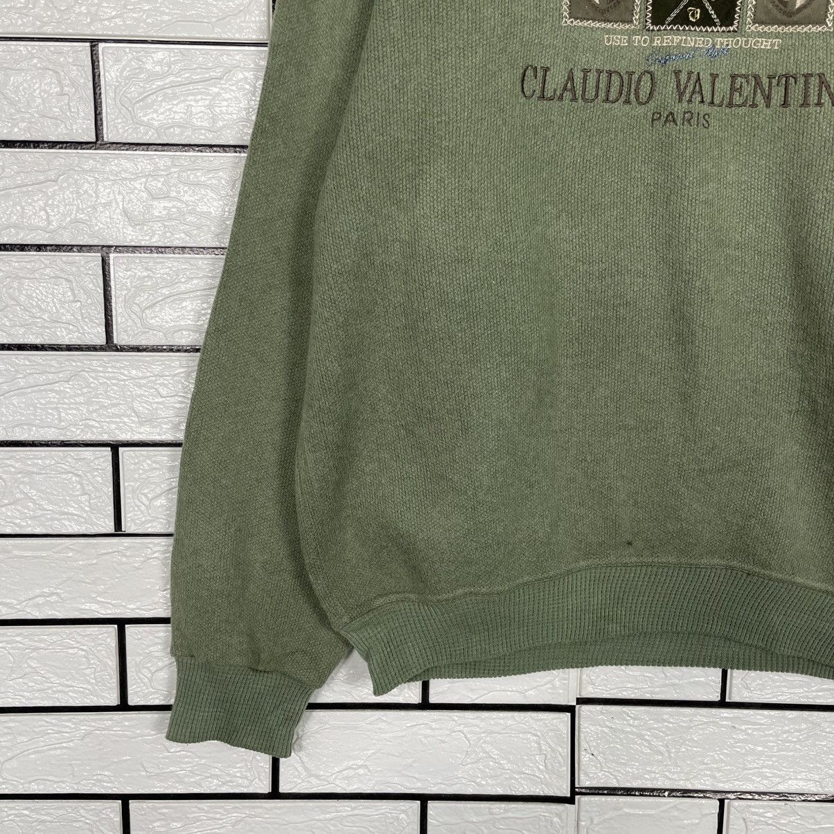 Other Claudio Valentino Oaris Big Logo Sweatshirt Size US L / EU 52-54 / 3 - 3 Thumbnail