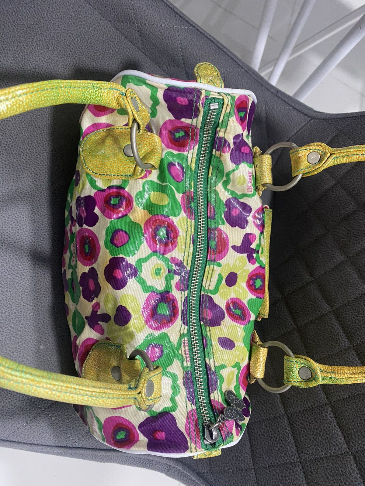 Vintage ANNA SUI MINI BOSTON BAG Size ONE SIZE - 9 Thumbnail