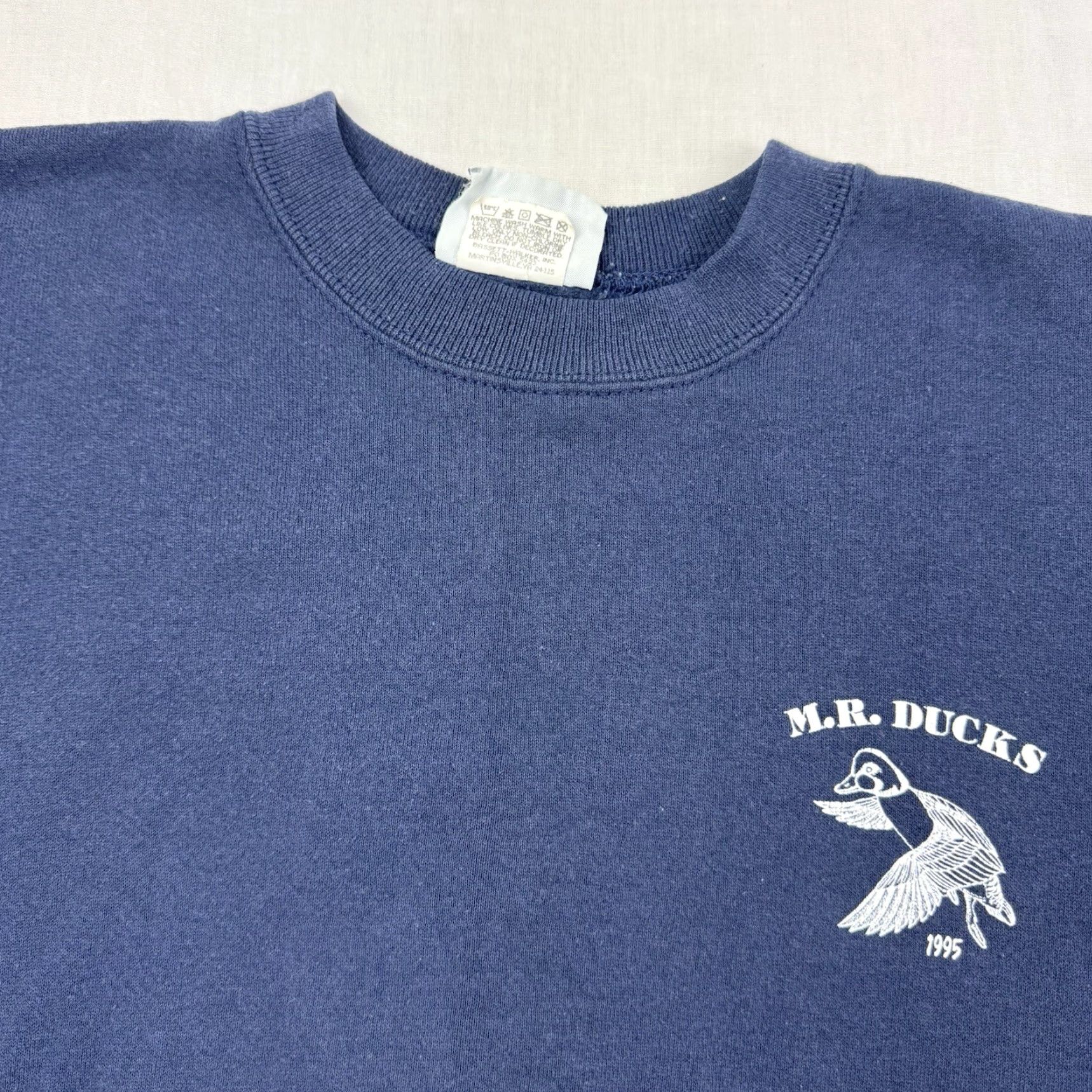 Lee VINTAGE Lee Sweatshirt Shirt Adult Large Blue Outdoor 90s Nature Animals Pullover Crew Mens Size US L / EU 52-54 / 3 - 6 Thumbnail