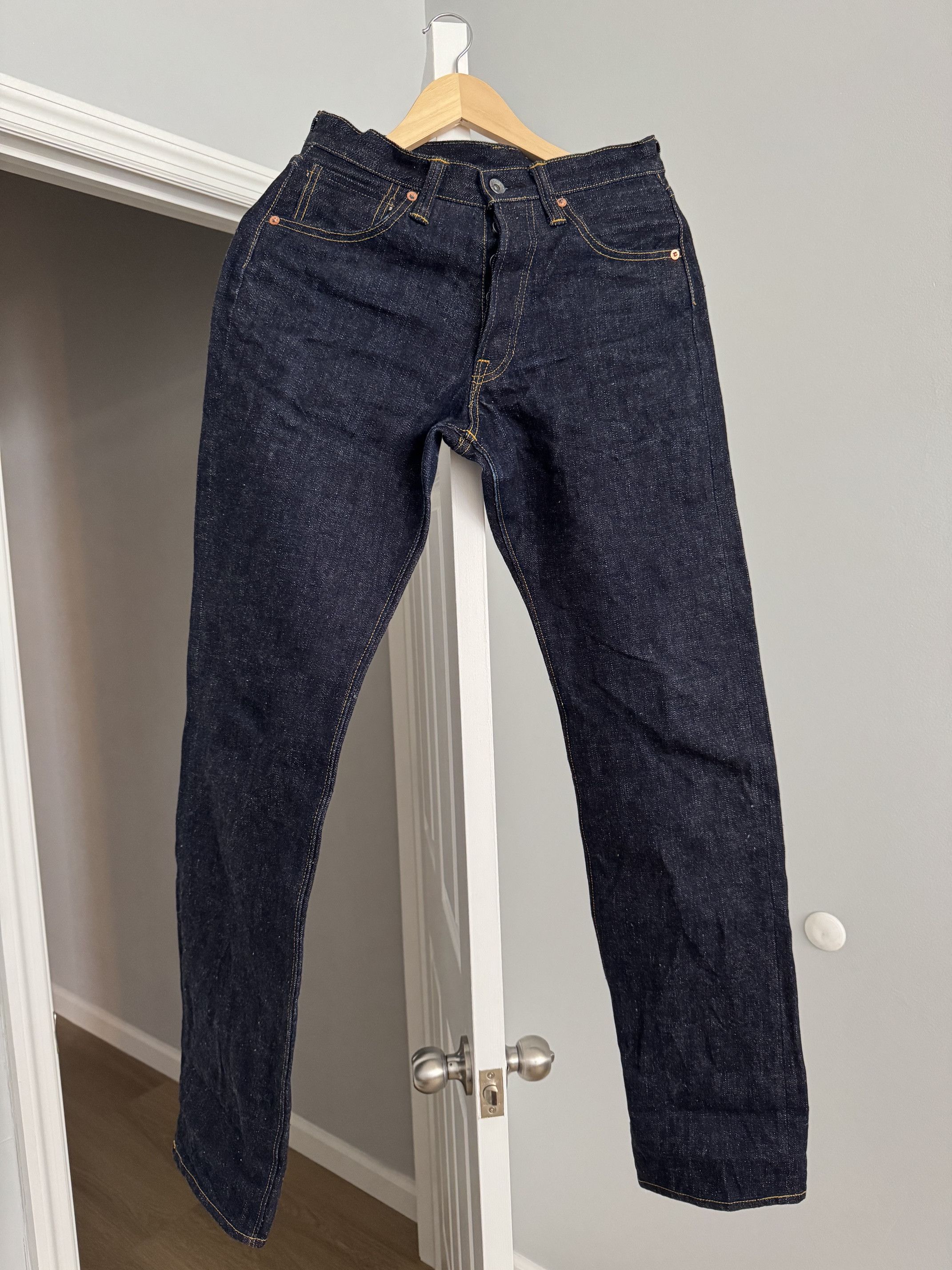 Samurai Jeans Samurai Jeans S3000VXII 17OZ Raw Wide Straight - 28 x 35.5 Size US 28 / EU 44 - 8 Thumbnail