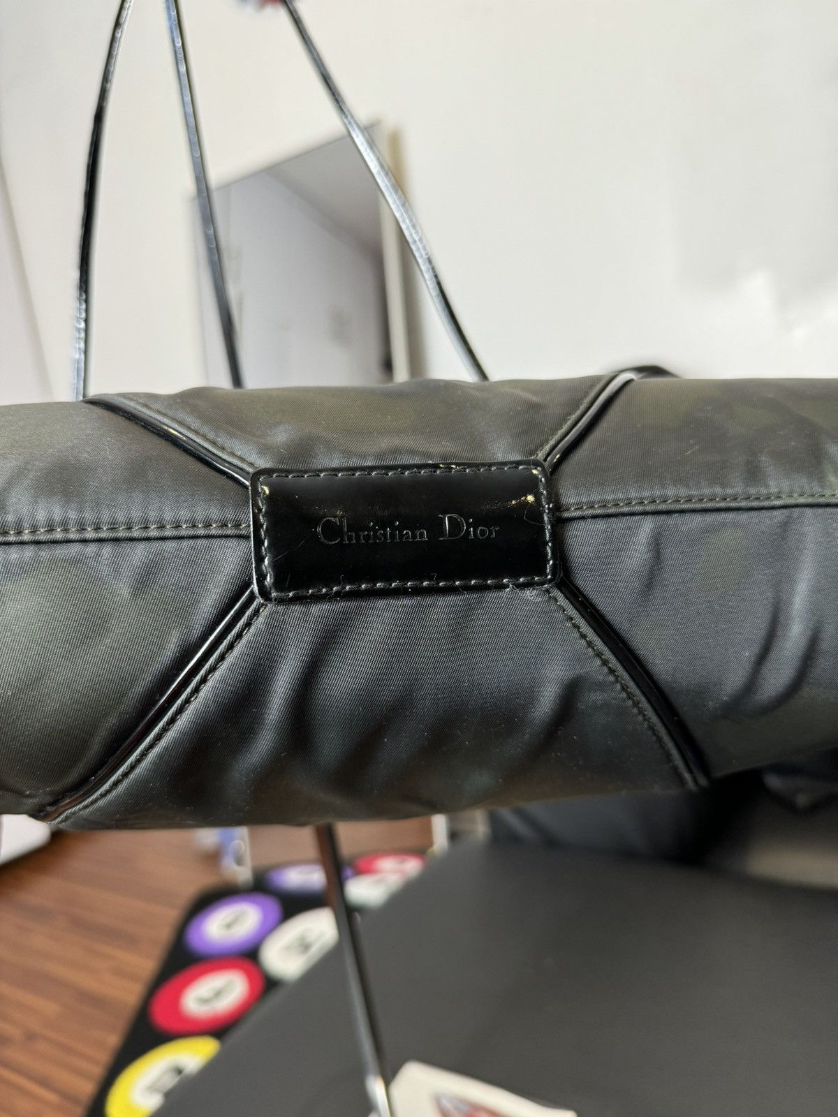 Dior Dior Black Nylon Shoulder Bag John Galliano 2001 Size ONE SIZE - 6 Thumbnail