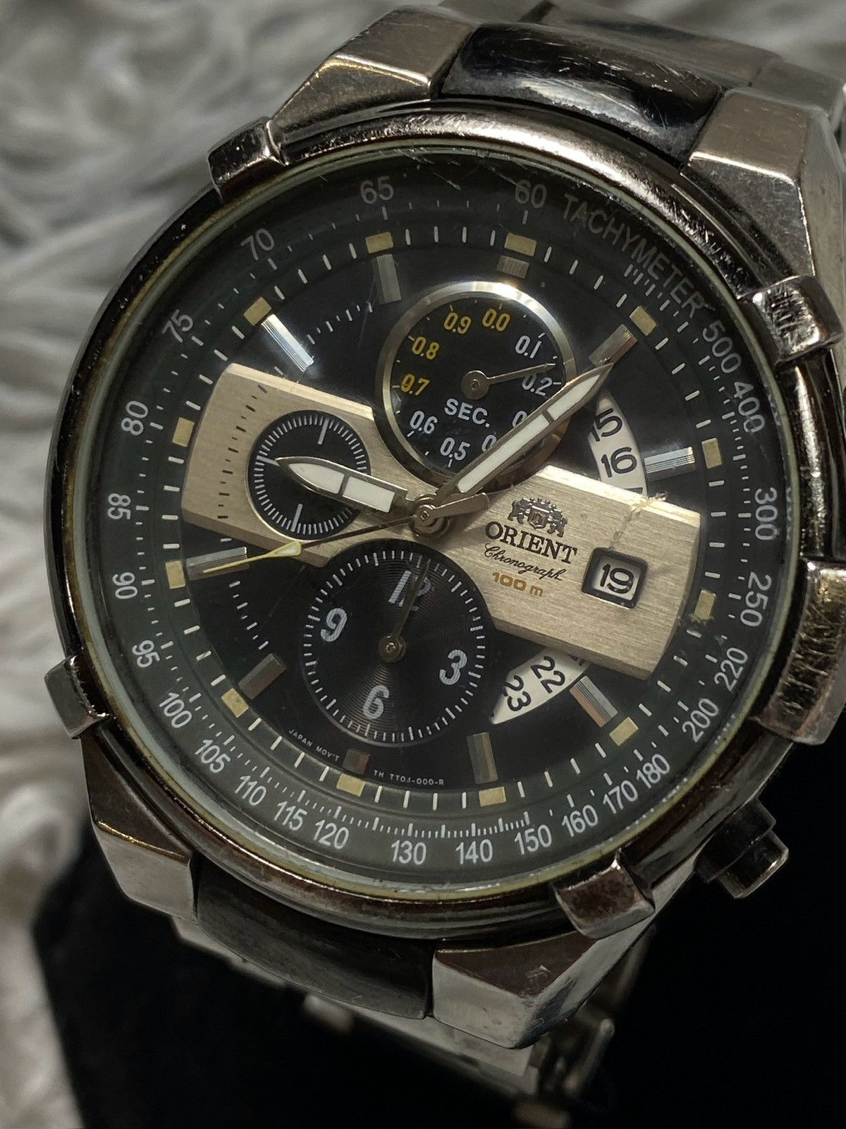 Orient × Vintage Orient Chronograph 100M Classic Style Japanese Brand Size ONE SIZE - 4 Thumbnail