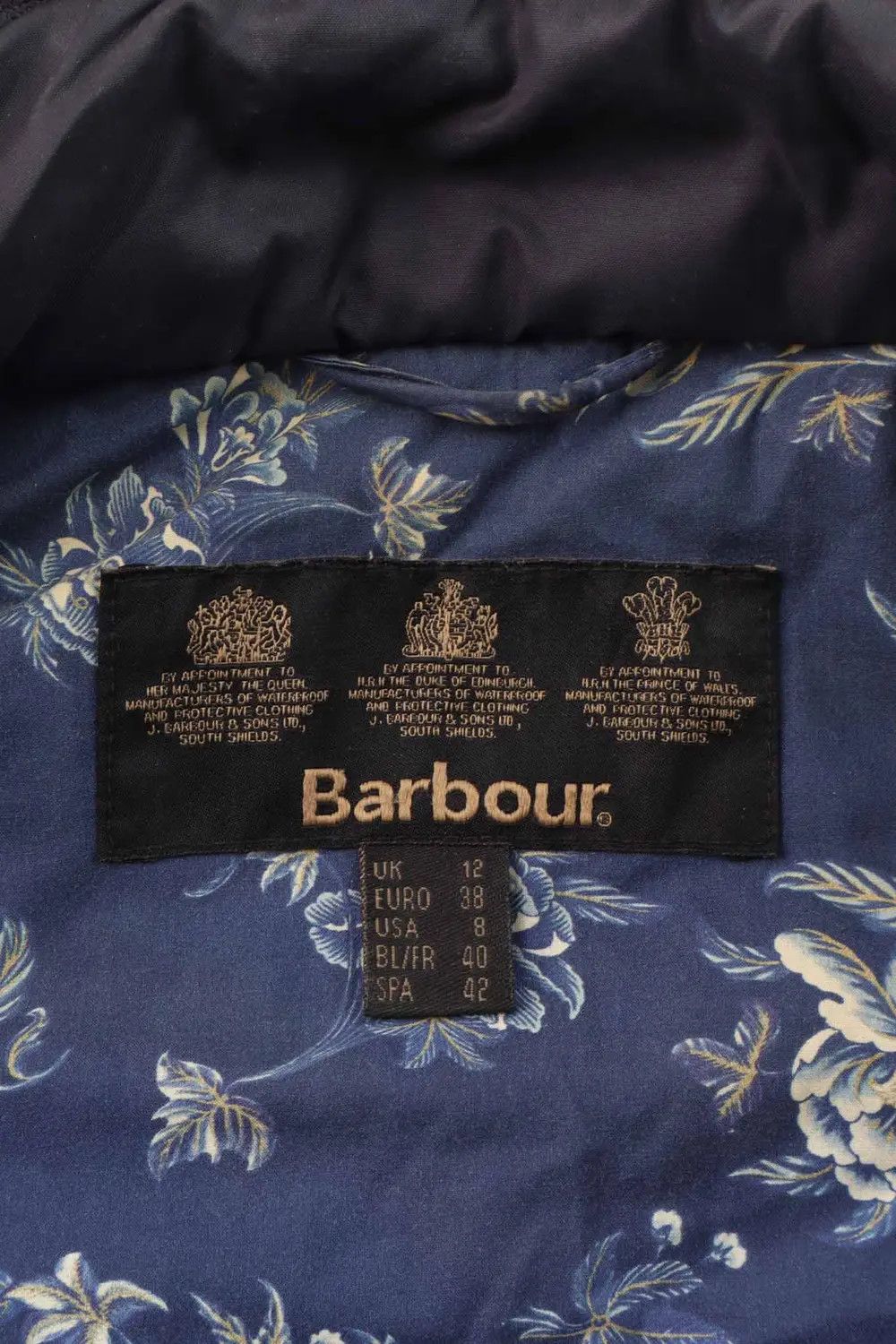 Barbour Women's Barbour Emma Quilt Diamond Padded Jacket Navy Size L Size L / US 10 / IT 46 - 3 Thumbnail
