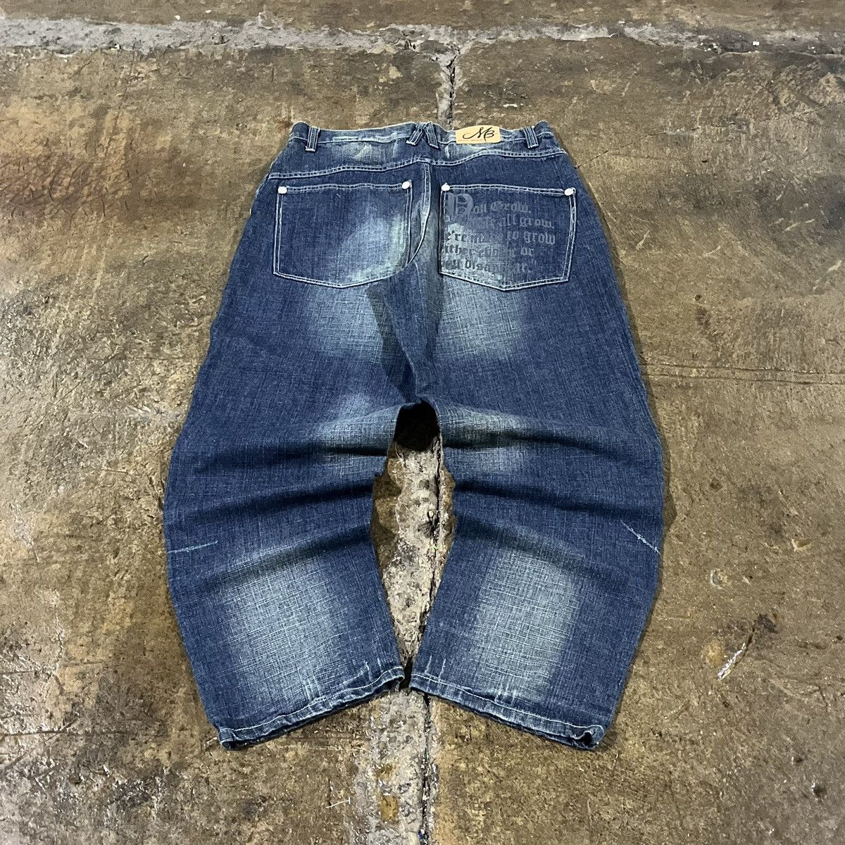 JNCO × Makaveli × Vintage Vintage Makaveli 90s Y2K Baggy Jeans Hip-Hop Skater Wide Leg Size US 36 / EU 52 - 3 Thumbnail