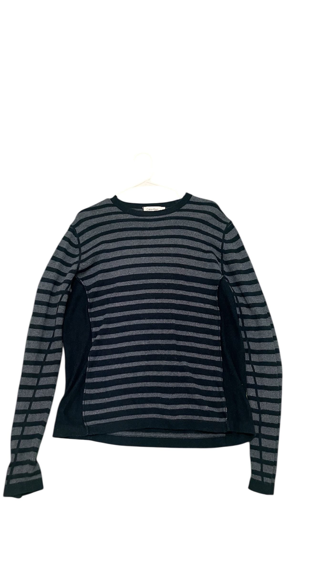 Calvin Klein × Vintage Vintage Striped Calvin Klein Sweater Blue Size US M / EU 48-50 / 2 - 1 Thumbnail