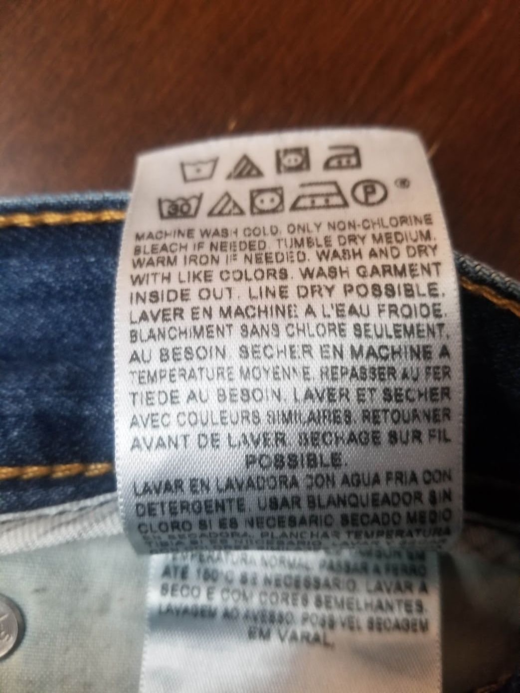 Levi's Levis 511 Skinny Jeans Mens Straight Leg Torn Ripped Size US 31 - 9 Thumbnail
