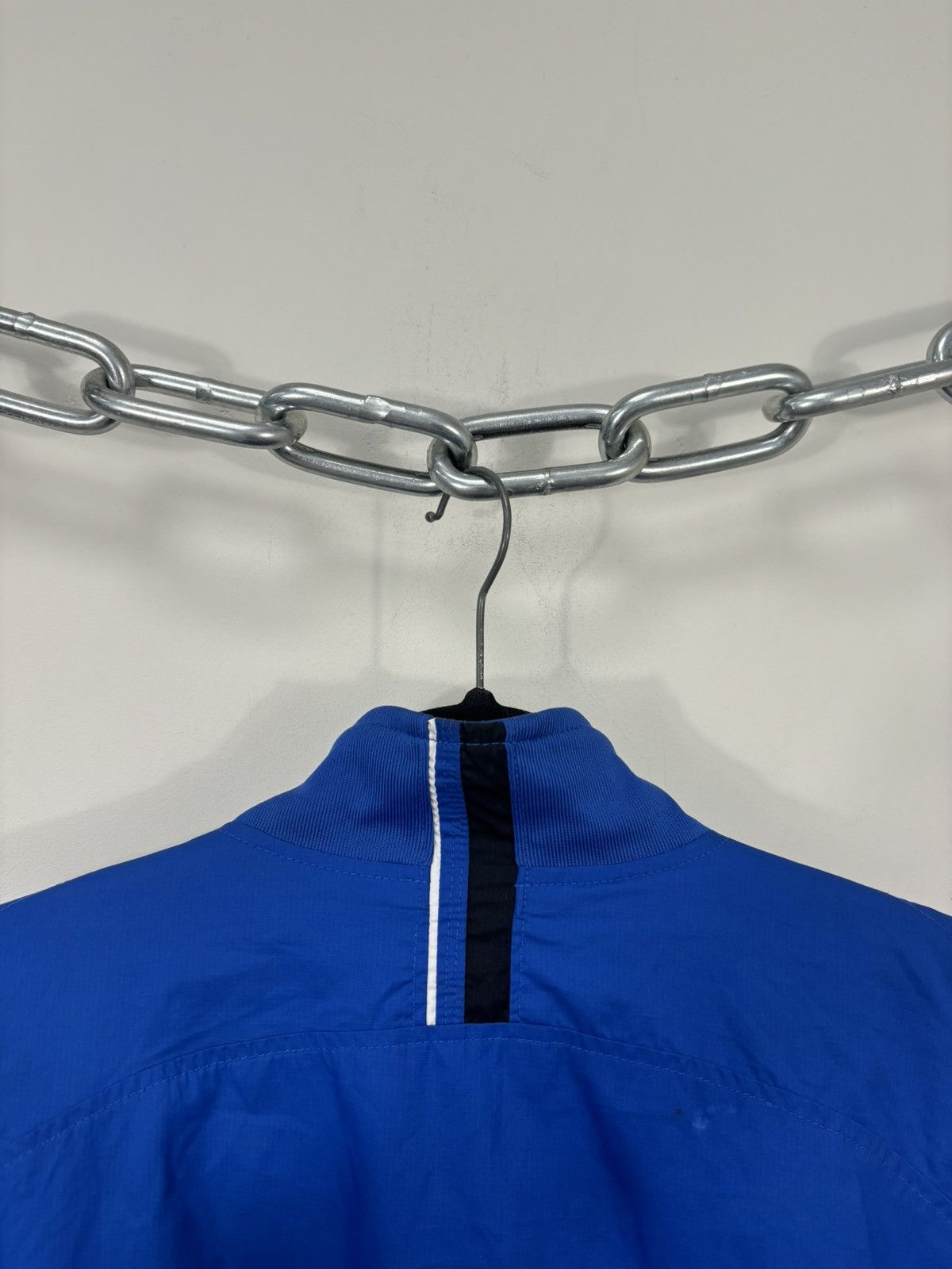 Nike Vintage Nike Y2K Blue Retro Hype Full Zip Track Jacket Size US L / EU 52-54 / 3 - 18 Thumbnail