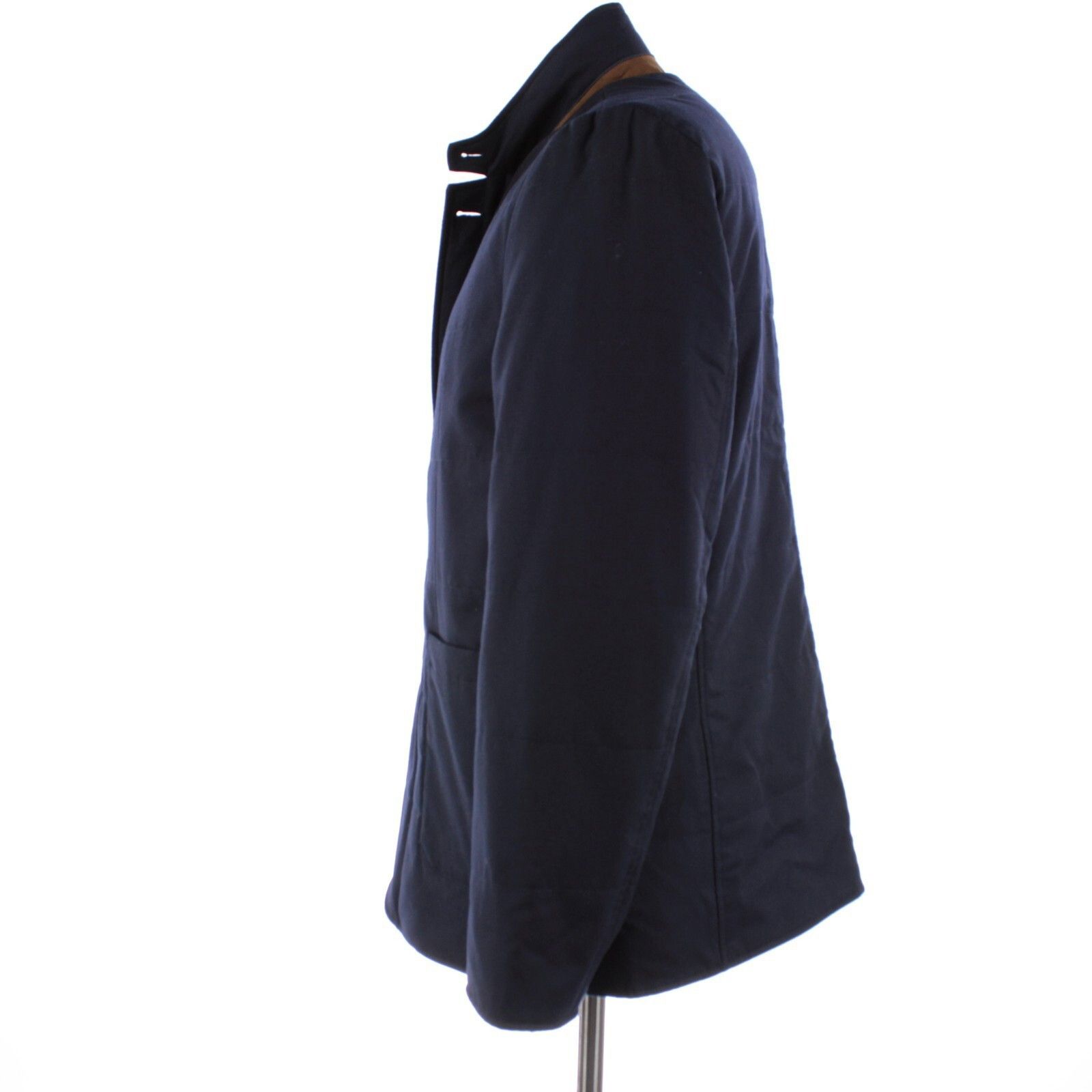 Zanella Zanella Coat Size L US In Blue Wool Size US L / EU 52-54 / 3 - 4 Thumbnail