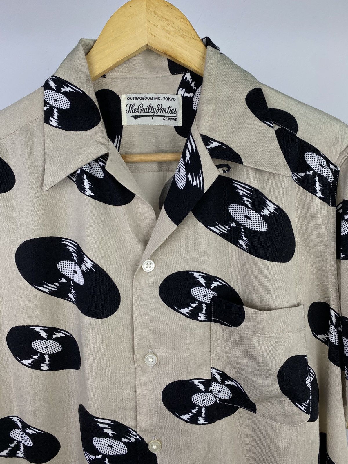 Wacko Maria Records pattern Hawaiian Shirt